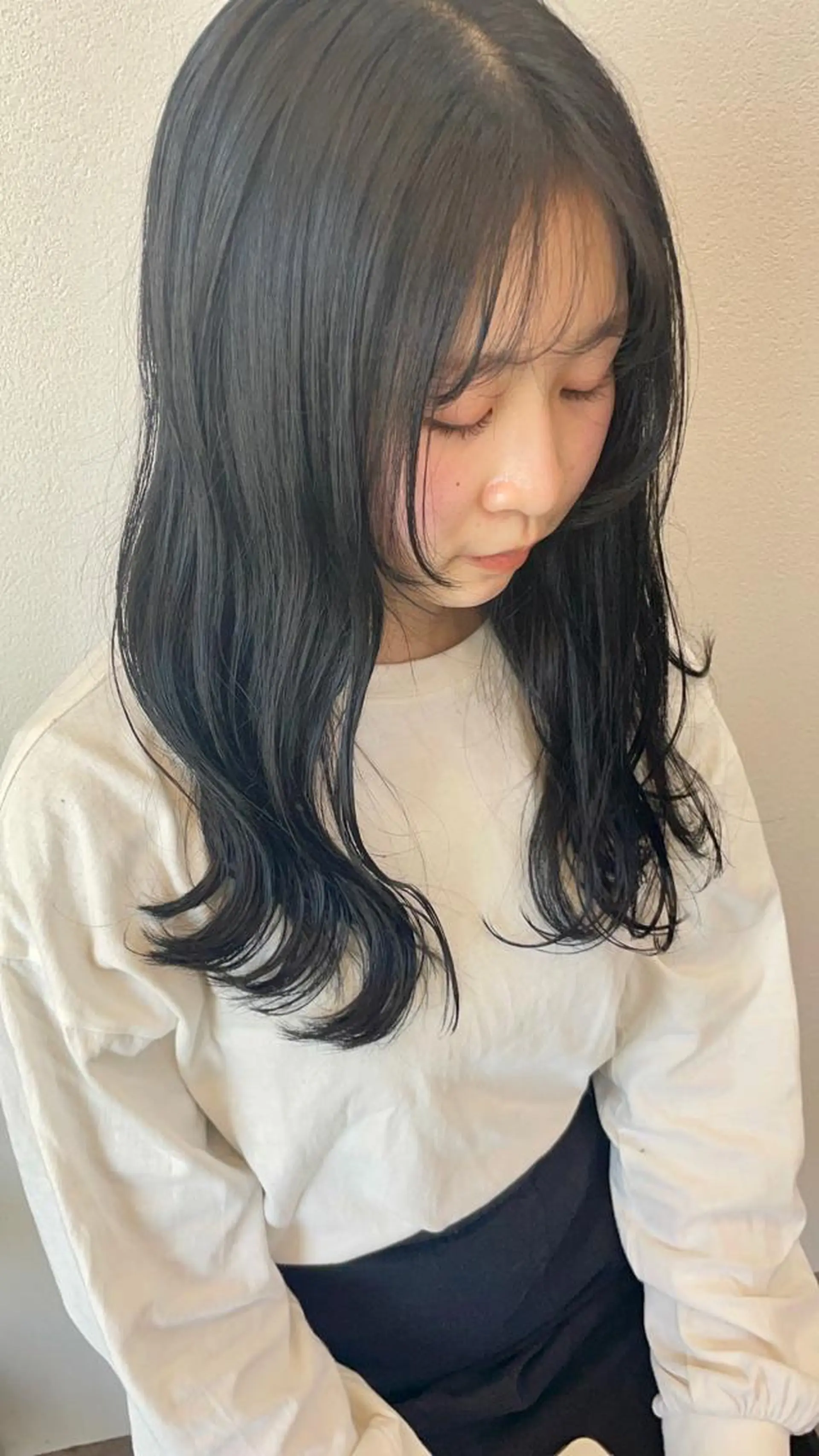 セミロング カラー アッシュ ボブ/髪質改善/ soiナカジママドリのヘアスタイル