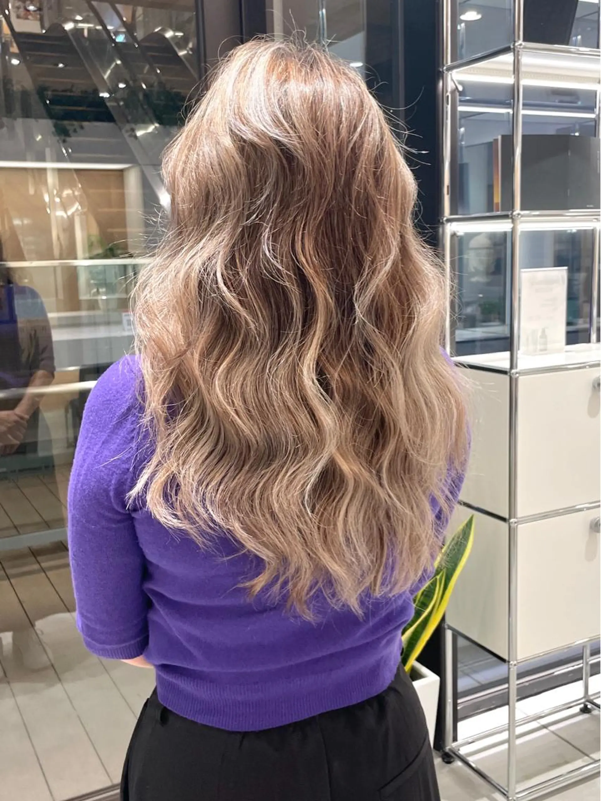 ロング カラー パーマモデル募集中 🧡‬‪田中颯士のヘアスタイル