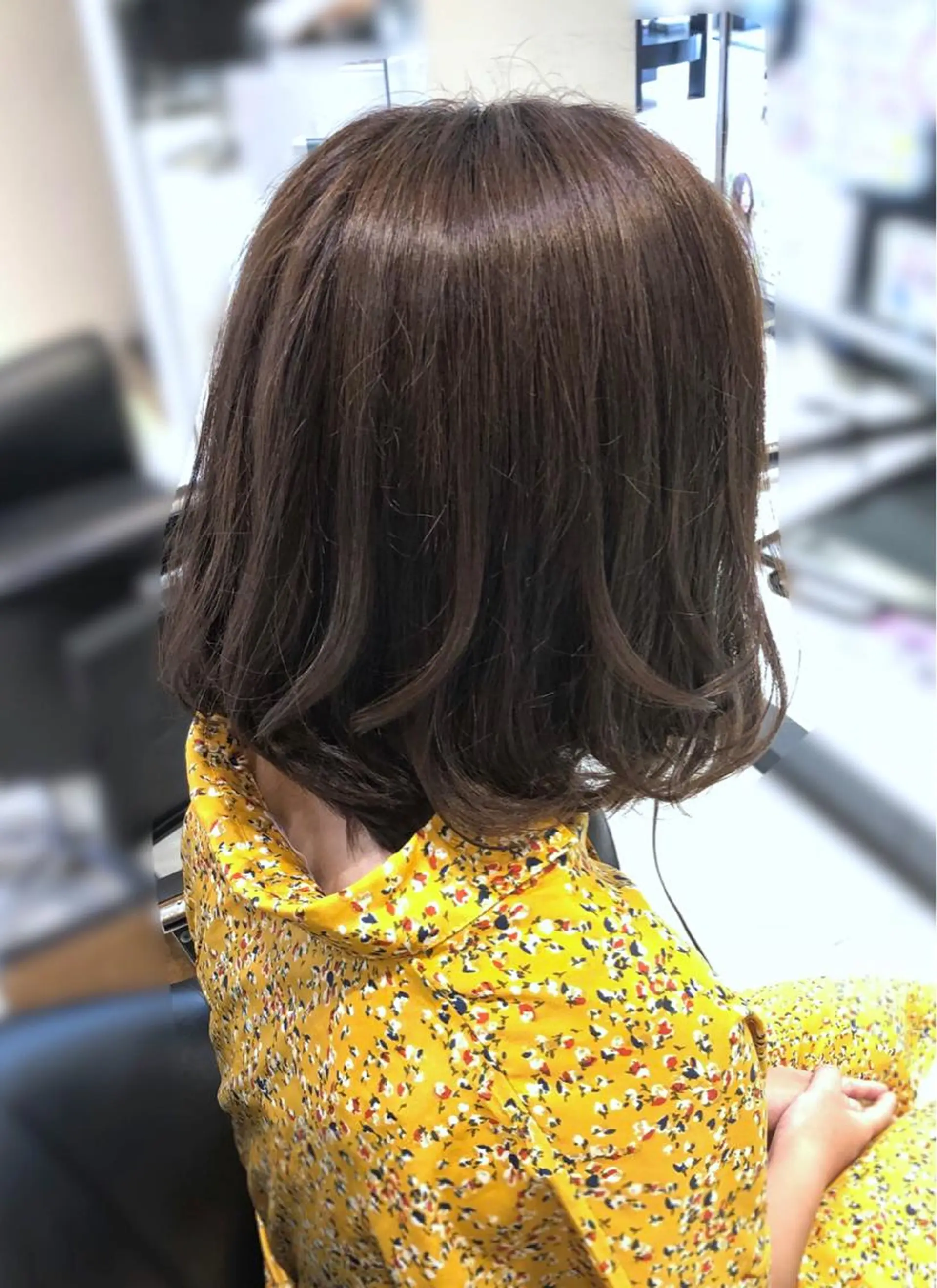 ミディアム カラー イルミナカラー ボブ カット ヘアカラー トリートメント ✨髪質改善✨ 田西　基彦のヘアスタイル