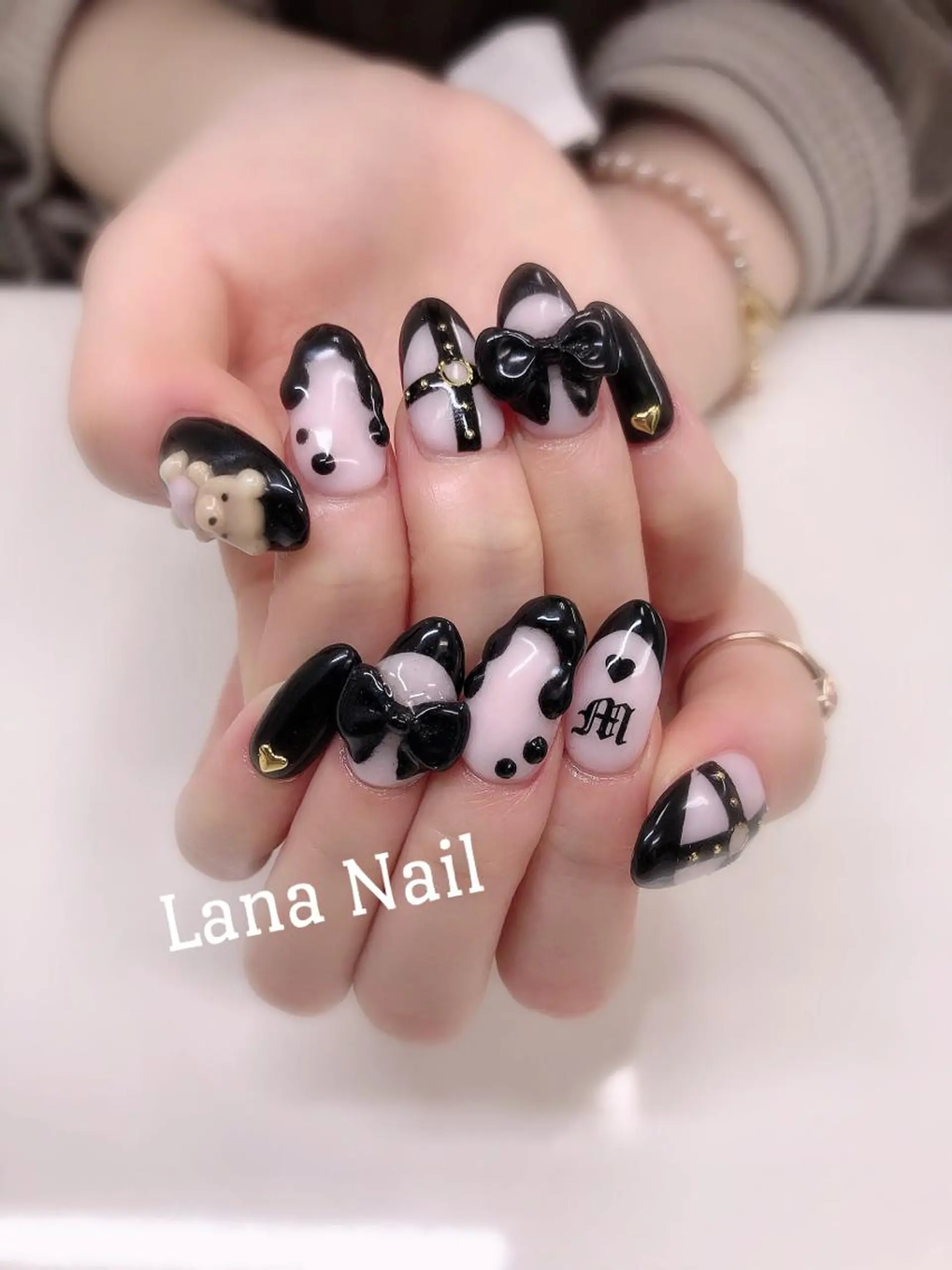ネイル スカルプネイル Lana Nailのネイルデザイン