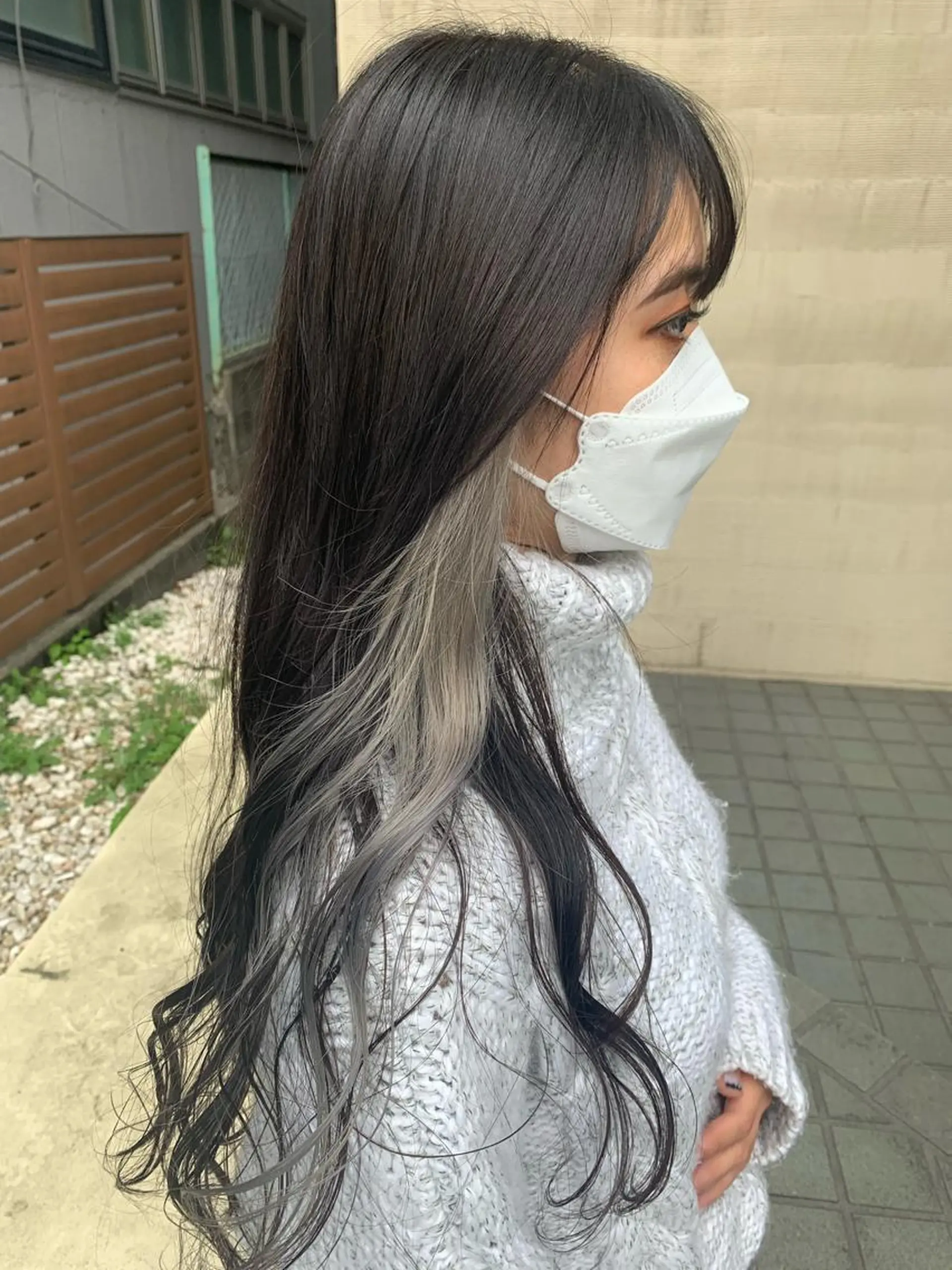 カラー 曲がる縮毛矯正 LIBER 　岩名のヘアスタイル