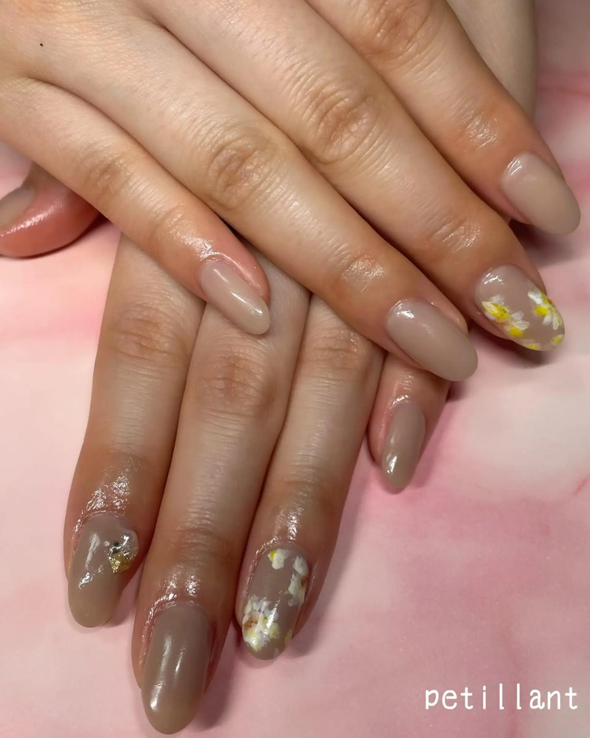 ネイル 春ネイル nail salon petillantのネイルデザイン