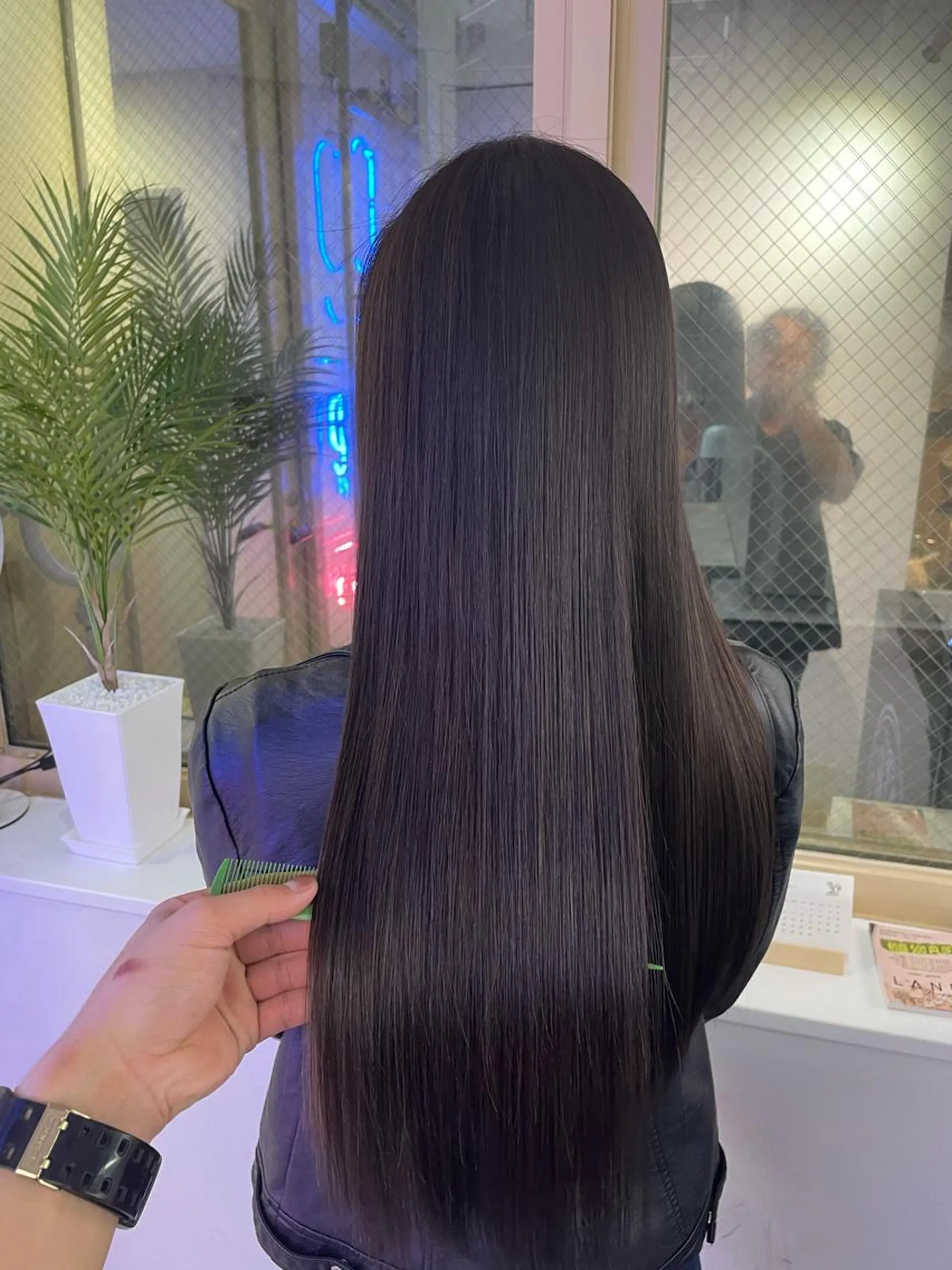 ロング カラー 透明感カラー ハイライトカラー ハイライト ヘアカラー トリートメント 🌈プルエクステ& ハイトーン🌈関飛鳥のヘアスタイル