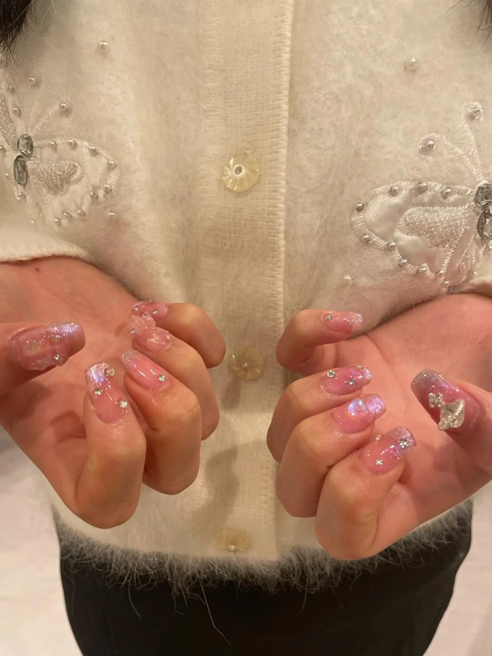 ネイル 束感まつ毛/ネイル/ LED♥KIRARAのマツエク・マツパデザイン