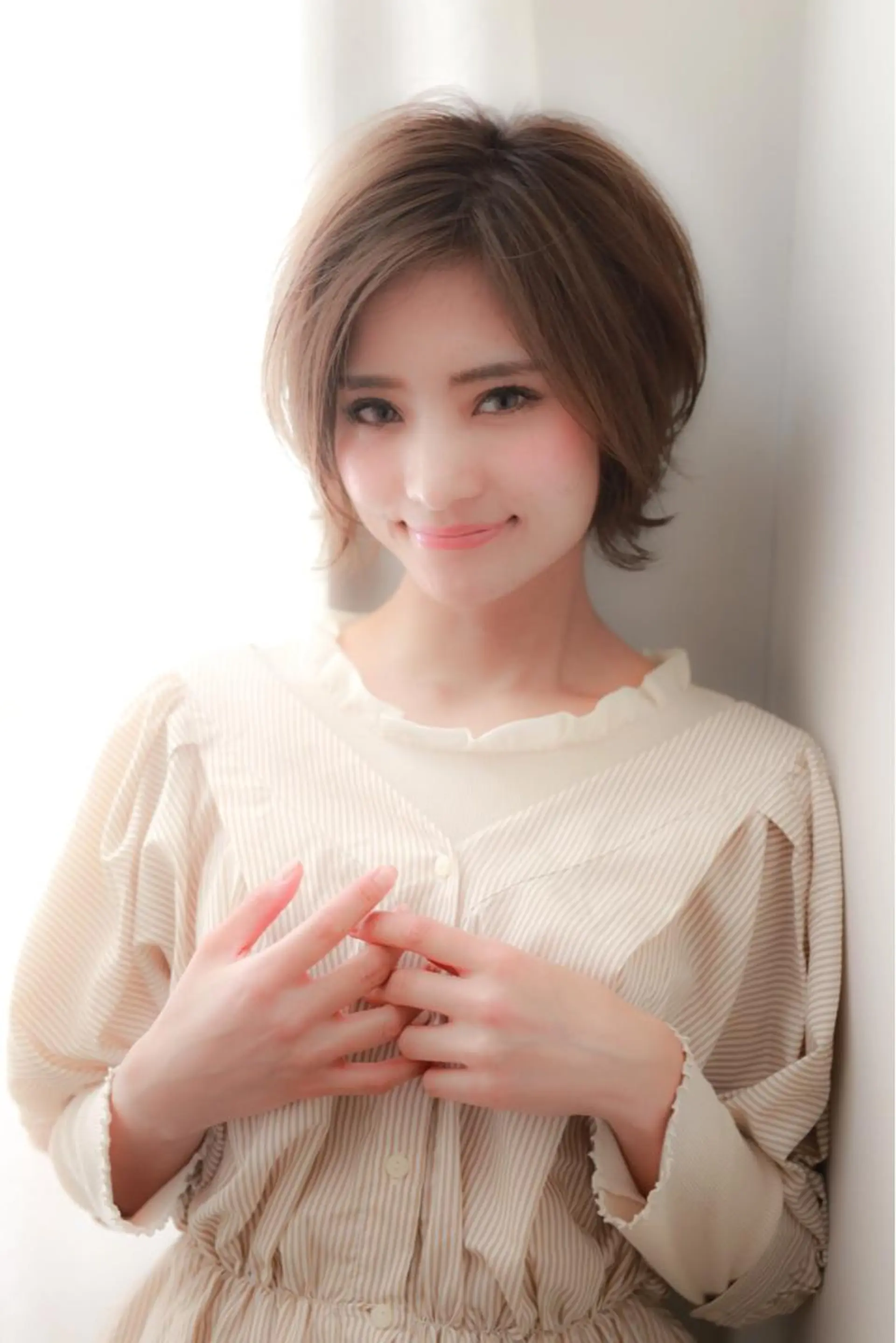 ショート カット 縮毛矯正 linda by neoliveのヘアスタイル