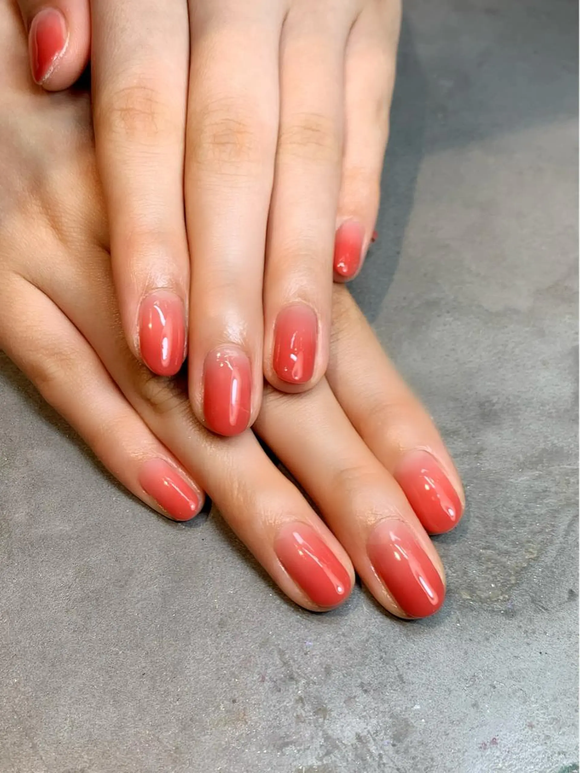 ネイル グラデーション 福与 美幸のネイルデザイン