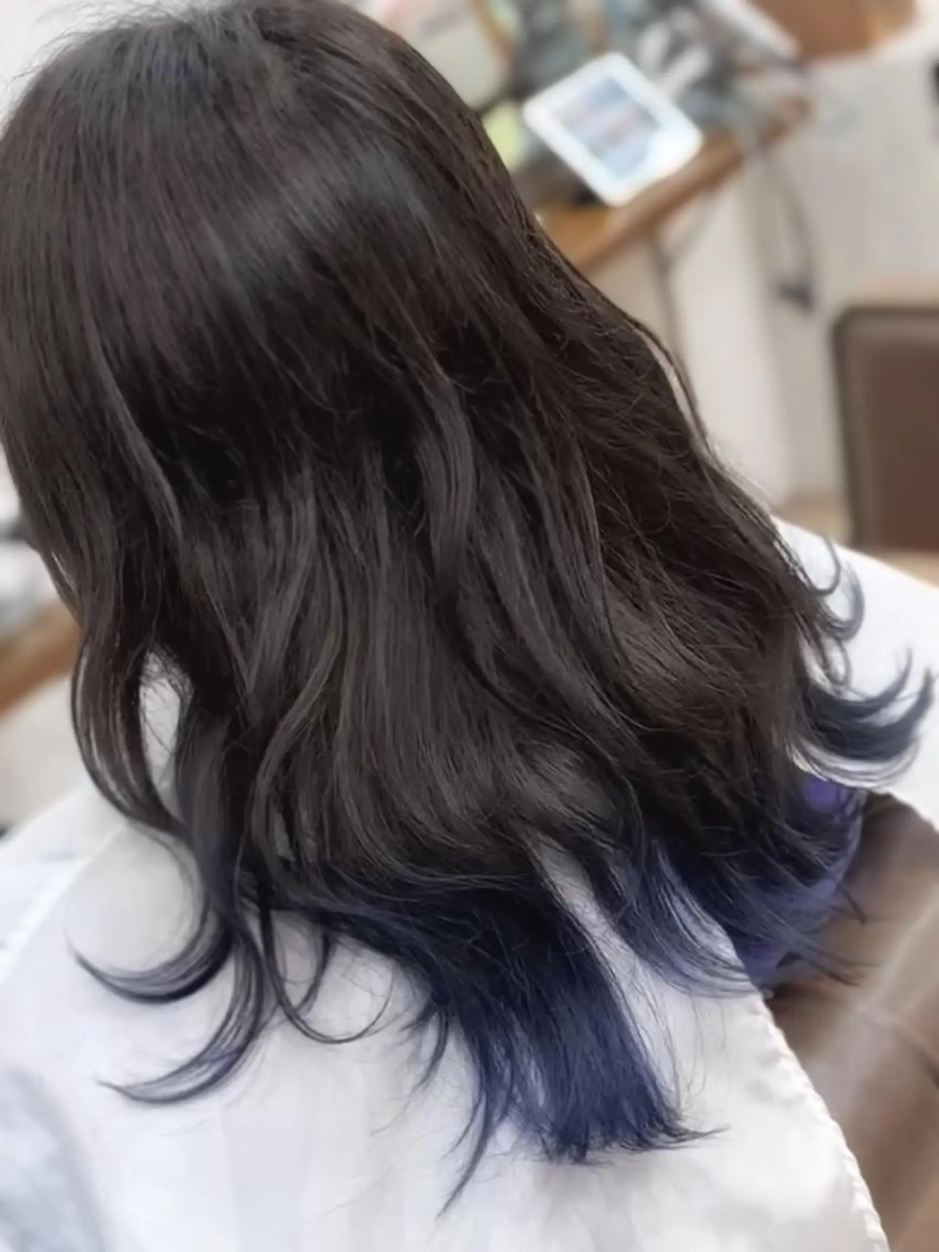 セミロング カラー 池袋メンズ パーマ本多のヘアスタイル