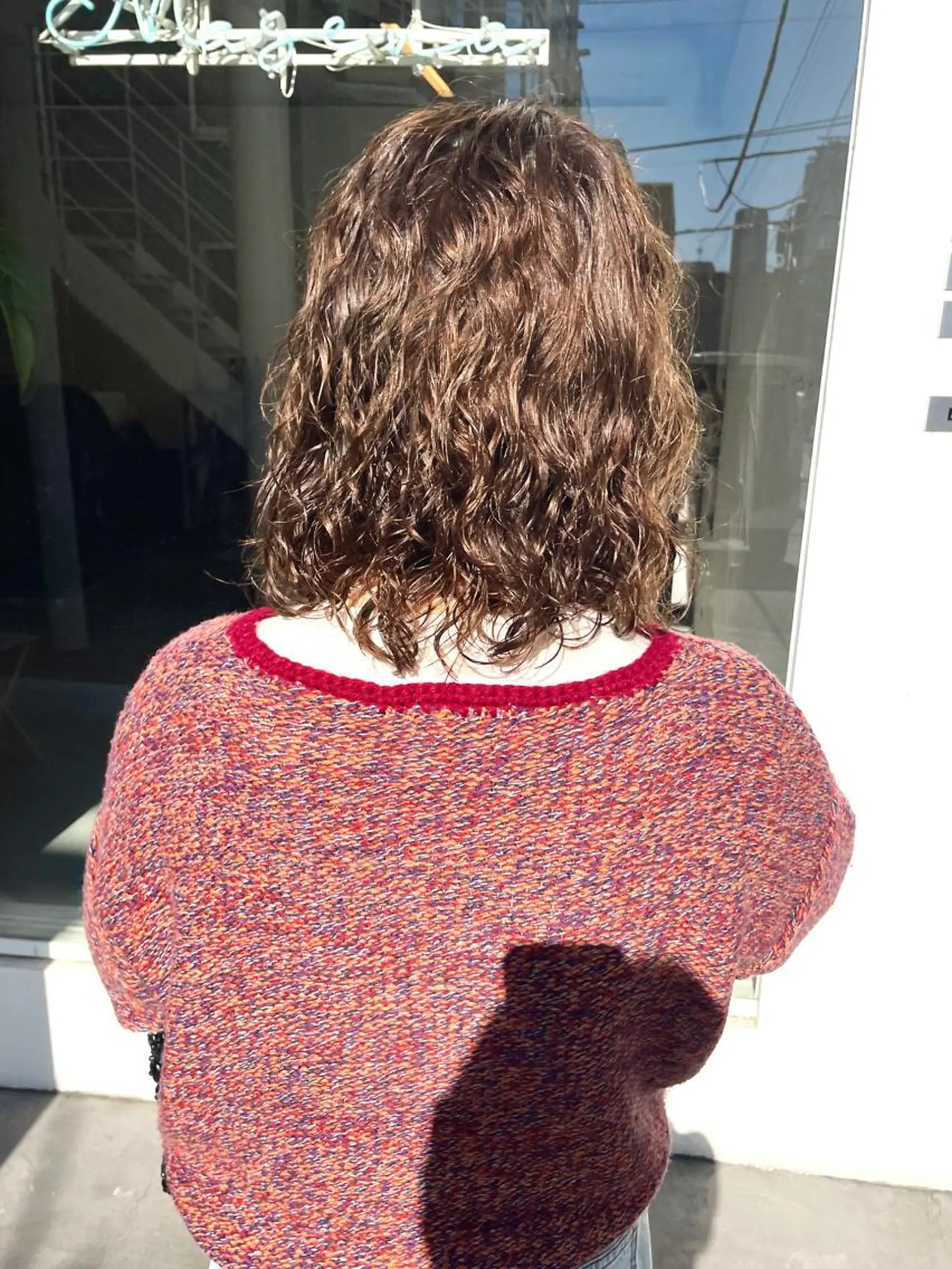 ミディアム パーマ ミディアムパーマ ボブ 韓国風ヘア カット パーマ トリートメント ヘアセット 💎韓国風レイヤー /ボブ💎Namiのヘアスタイル