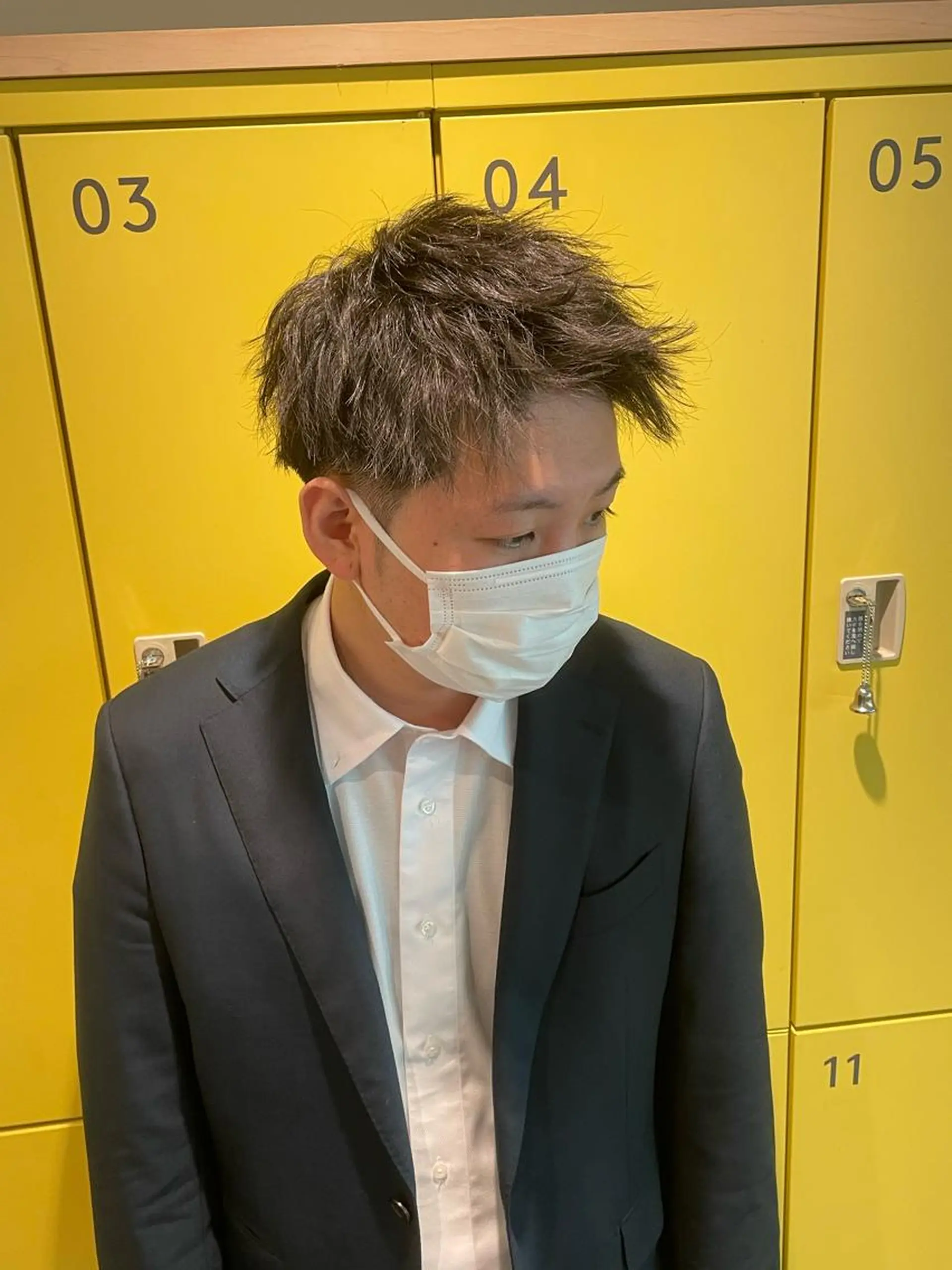 パーマ メンズ メンズパーマ カット Le'a所属・渋谷/フェード/ 國分 翔のヘアスタイル