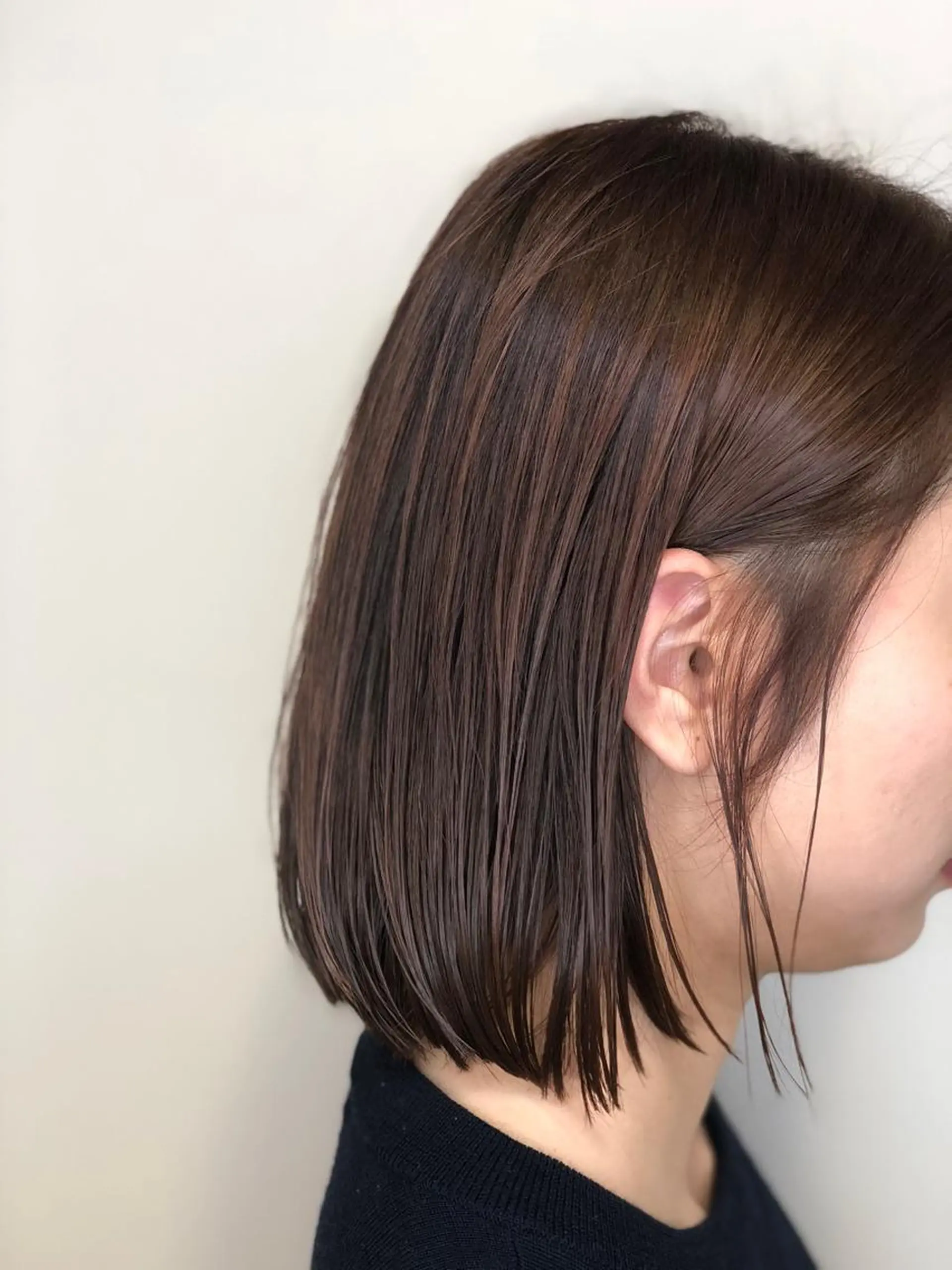 ショート カラー 切りっぱなしボブ オレンジ ボブ 韓国風ヘア カット ヘアカラー 門田 恭弥のヘアスタイル