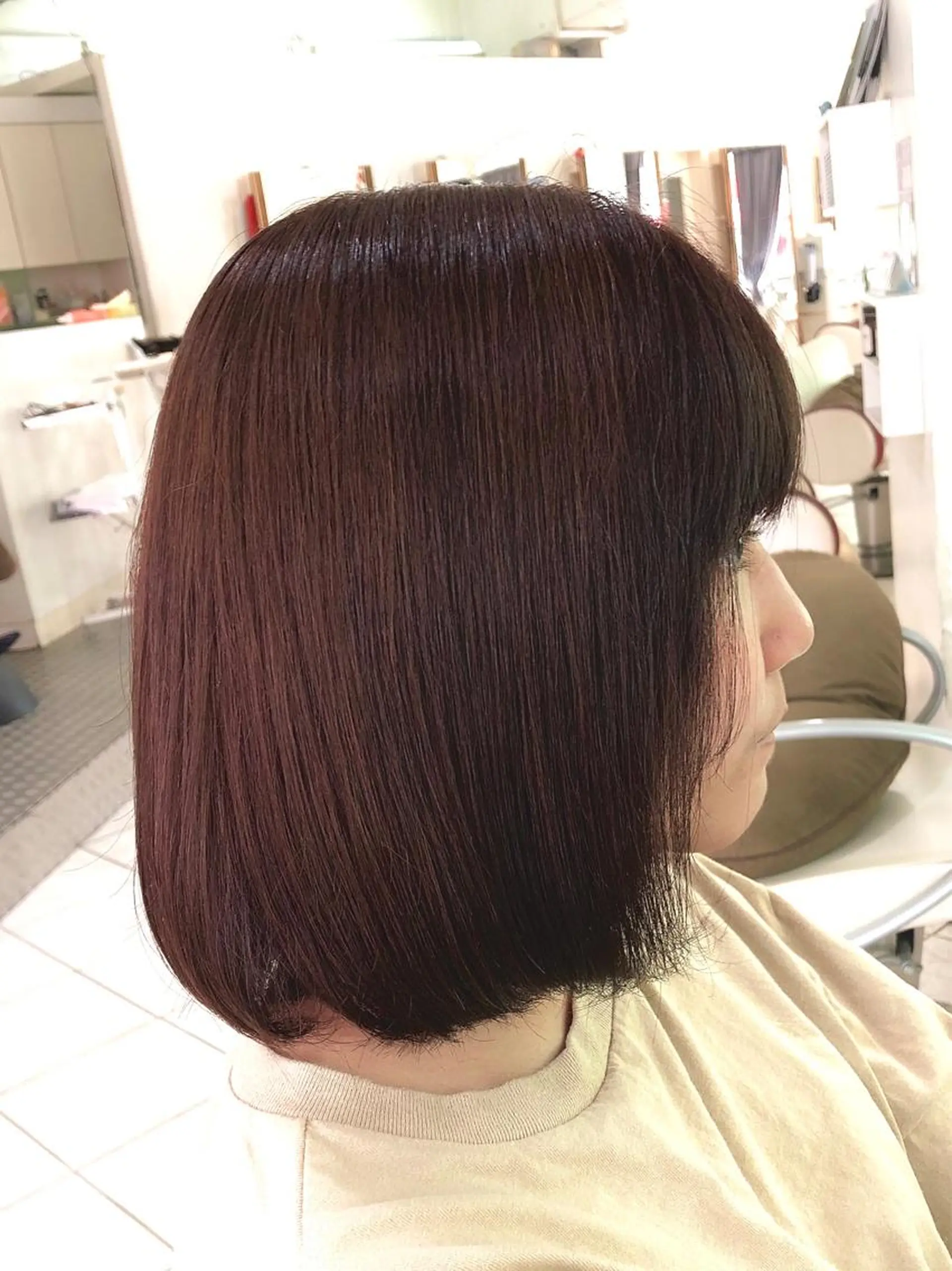 ミディアム カラー 保住 亮太のヘアスタイル