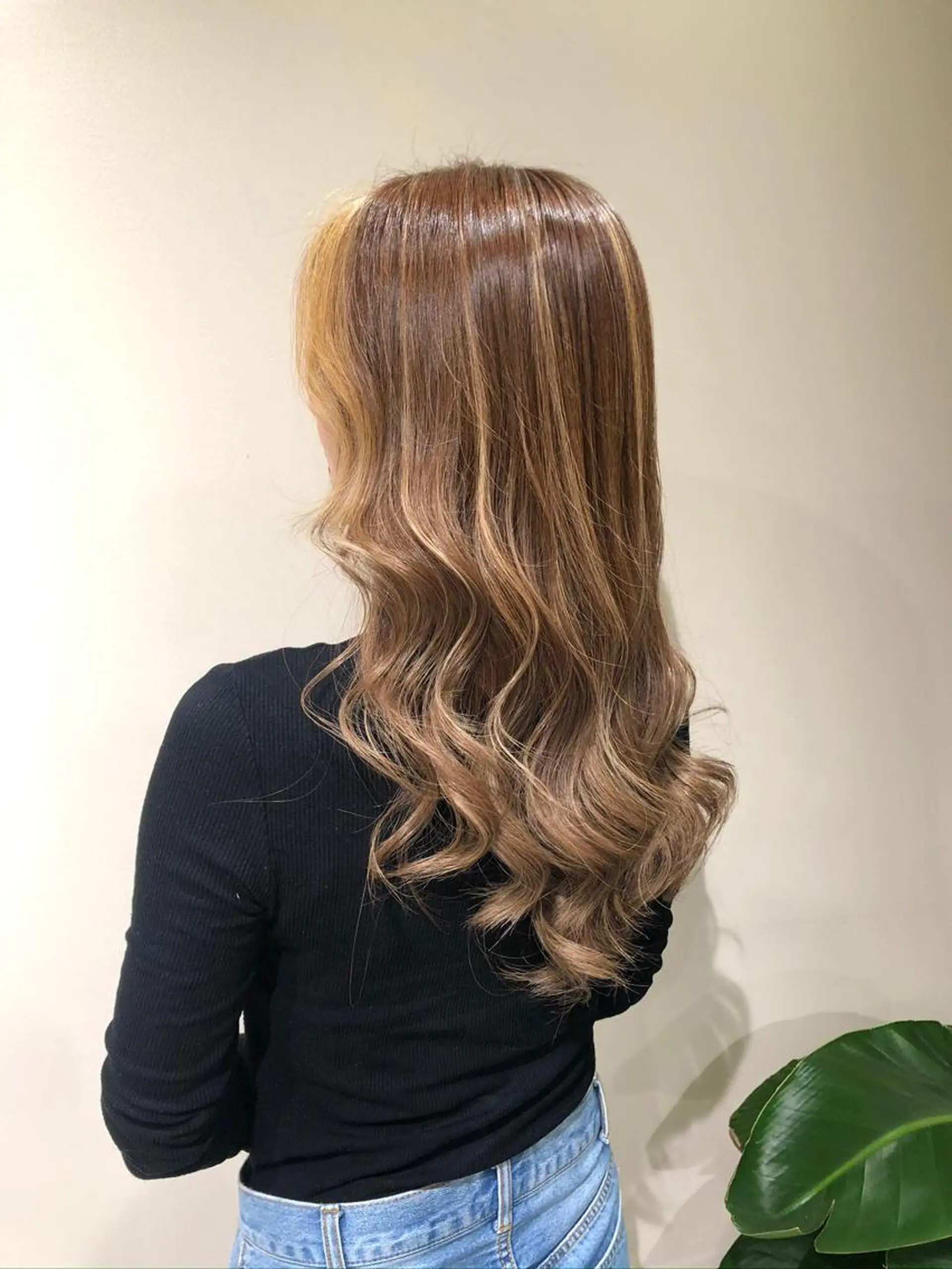 ロング カラー ミストバング  フェイスフレーミング グラデーションカラー ハイライトカラー ハイライト 🦋美髪／エクステ 🦋アベイクミのヘアスタイル