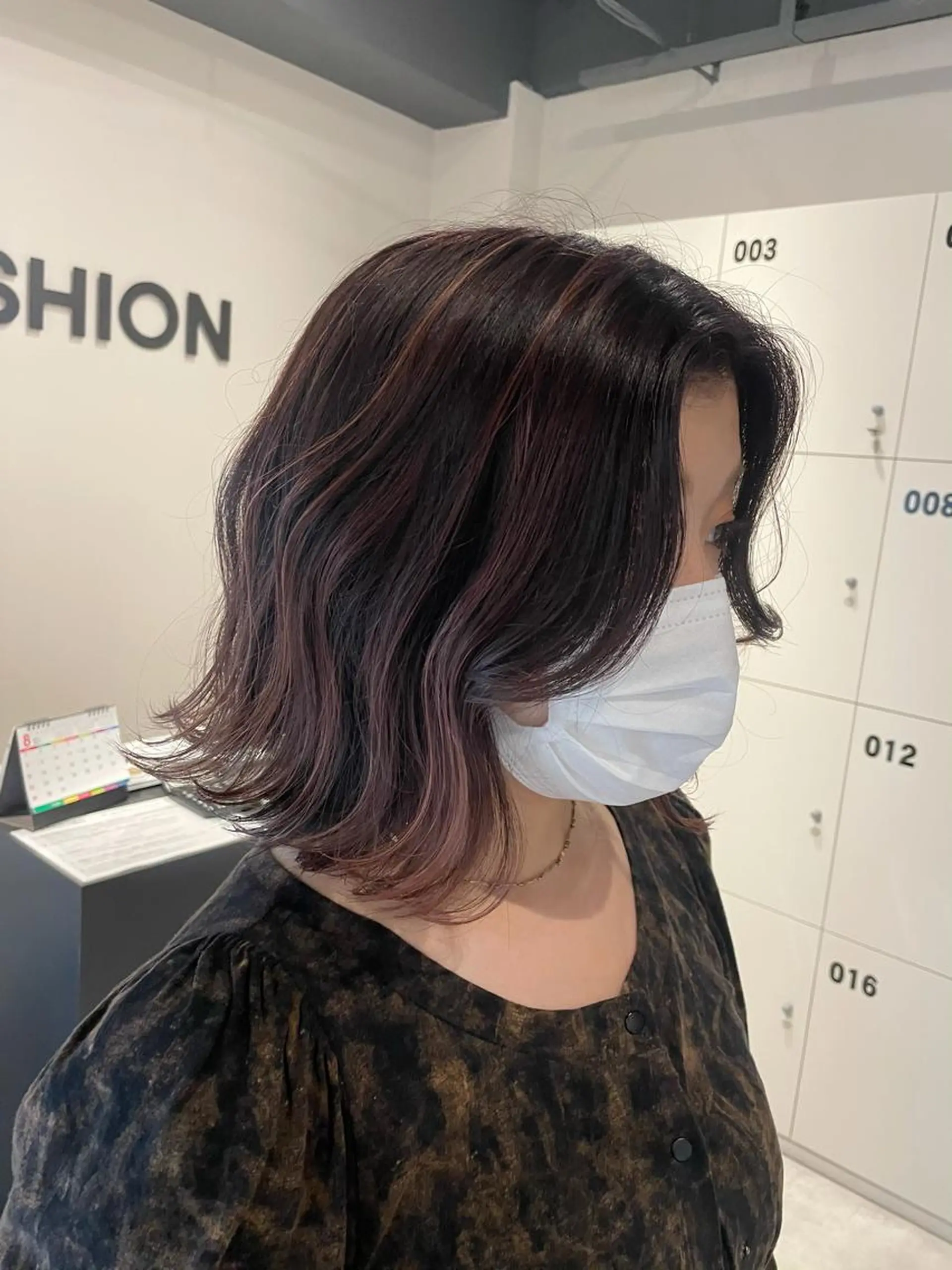 ショート カラー ハイライトカラー ピンクカラー ハイライト ブリーチ👩‍🦳/ ‪✂︎MANAMIのヘアスタイル