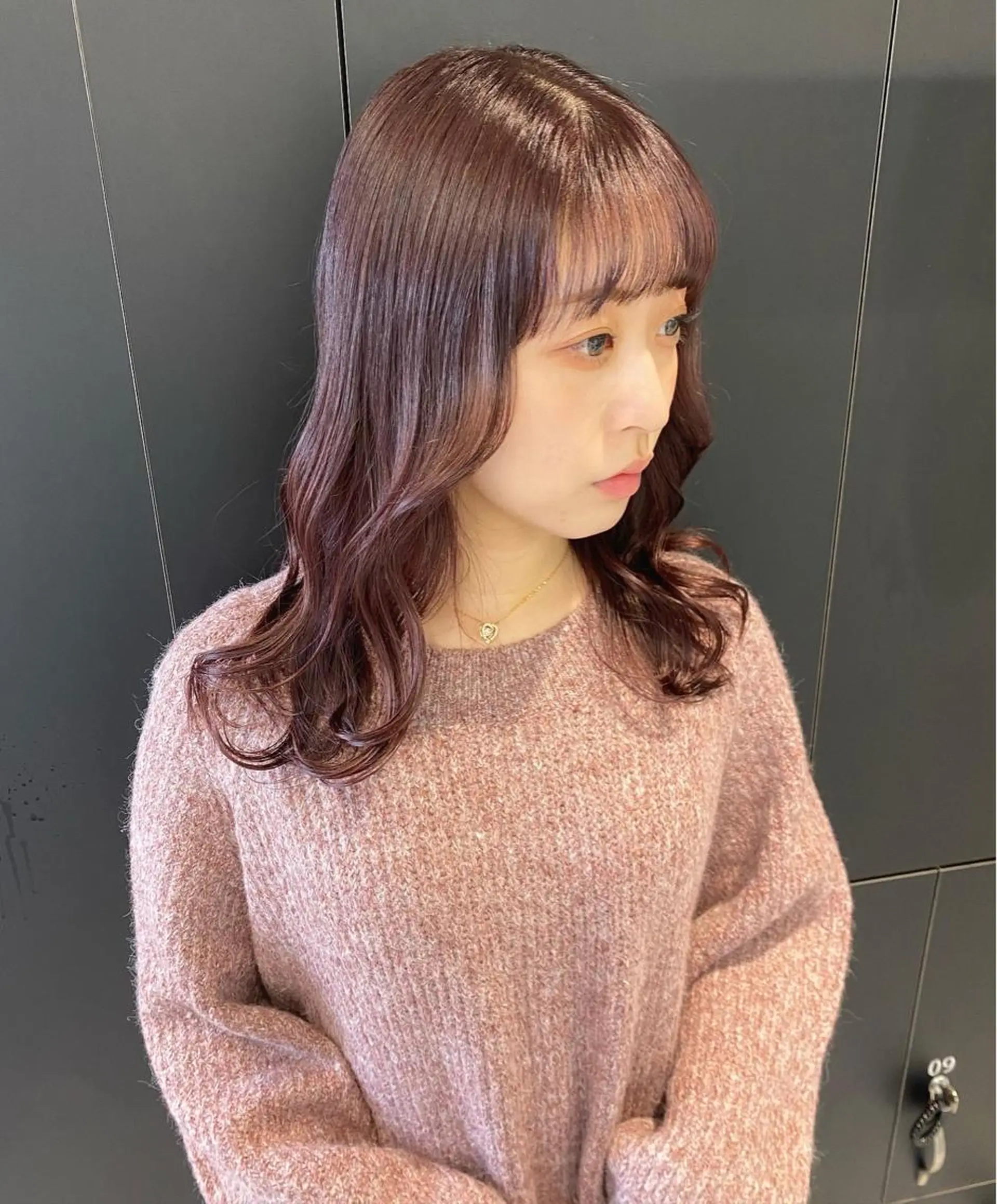 ミディアム カラー ヘアアレンジ ブリーチ ラベンダーカラー ラベンダーピンク ブリーチなしカラー ピンクカラー カット ヘアカラー トリートメント ヘアセット 当日予約⭕️ JUNYAのヘアスタイル