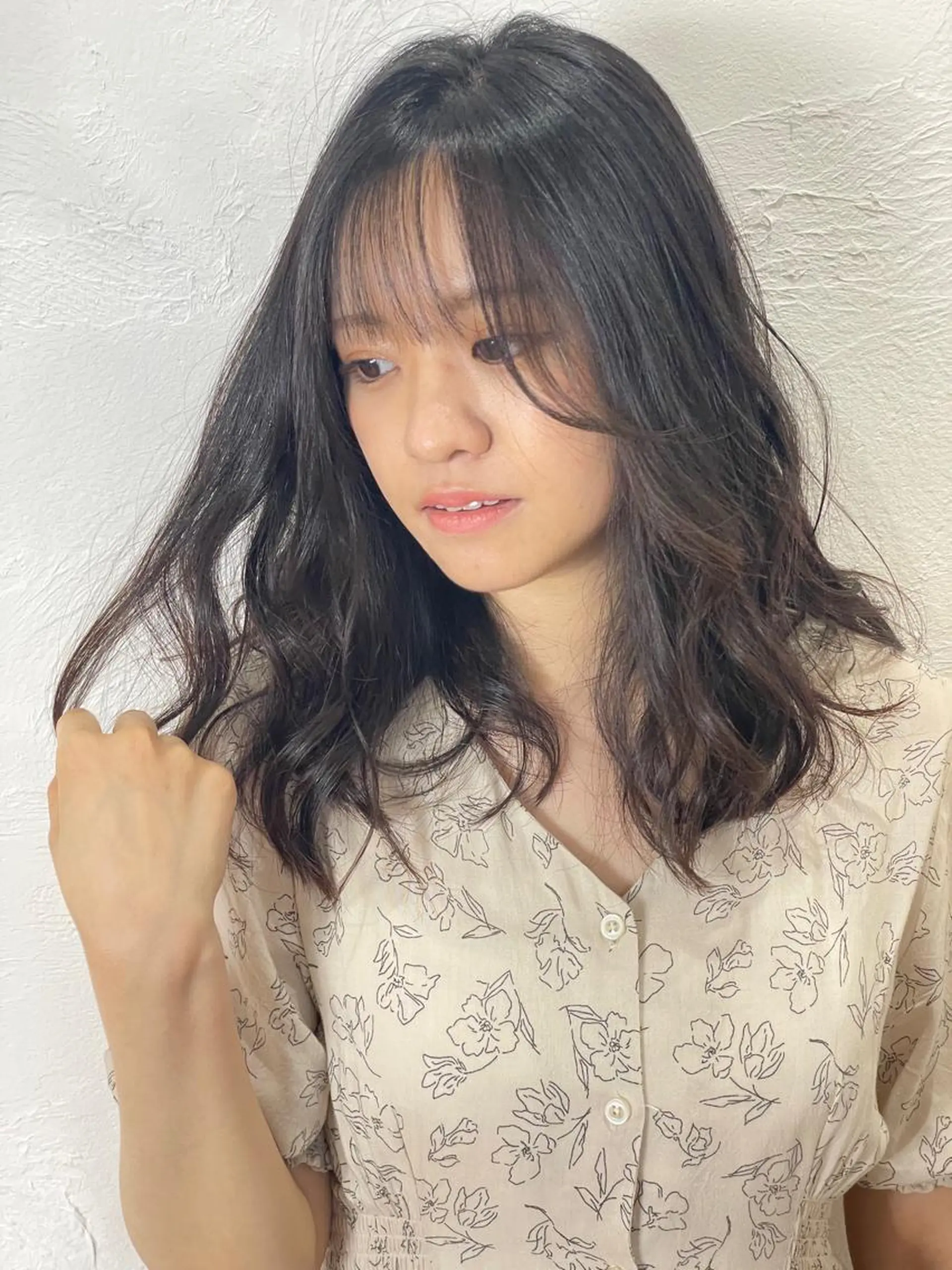 セミロング パーマ FELICE of hair 田口千尋のヘアスタイル