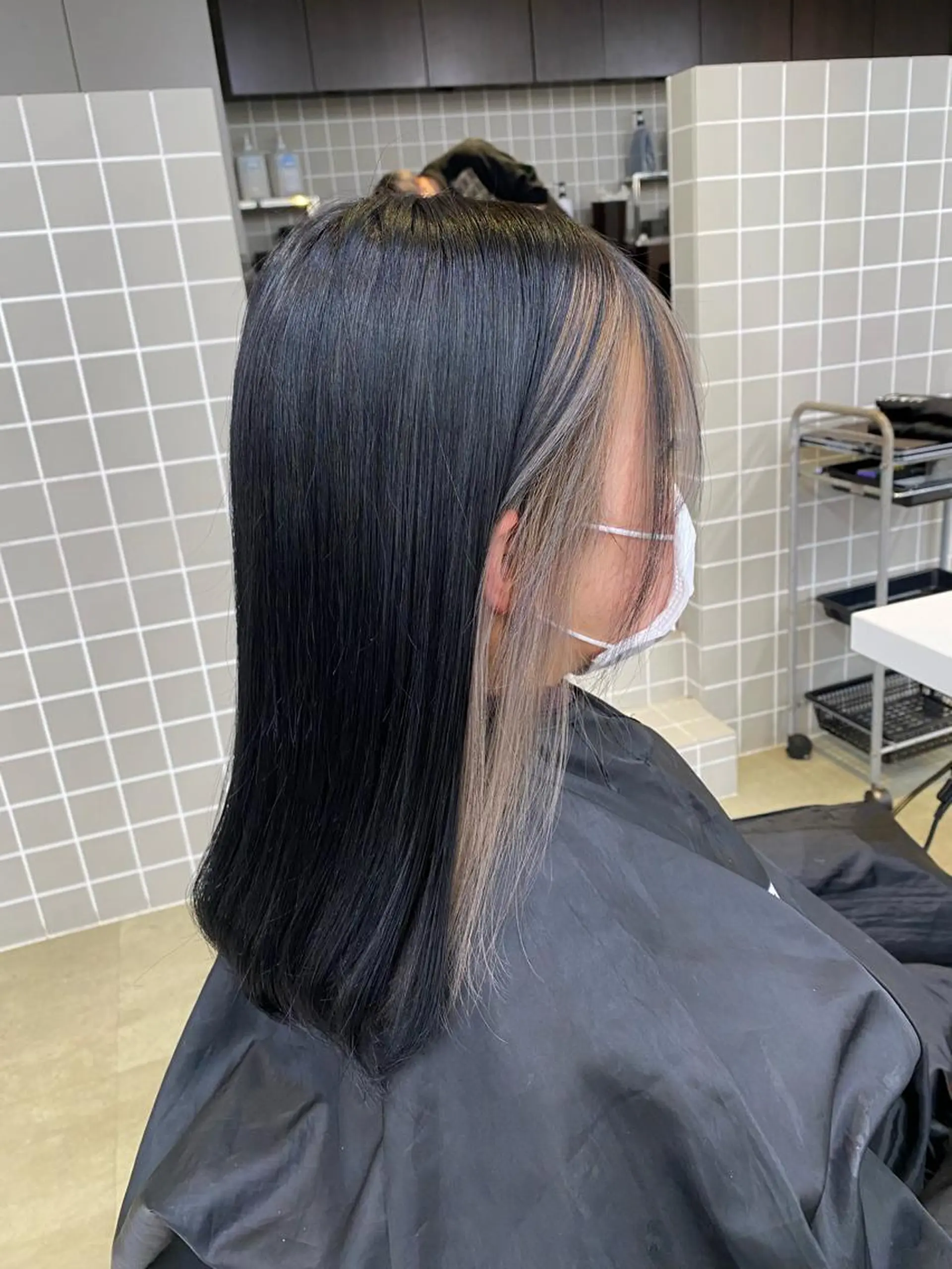 ロング カラー ヘアアレンジ キッズ ミストバング  フェイスフレーミング TRU Shino🦋のマツエク・マツパデザイン