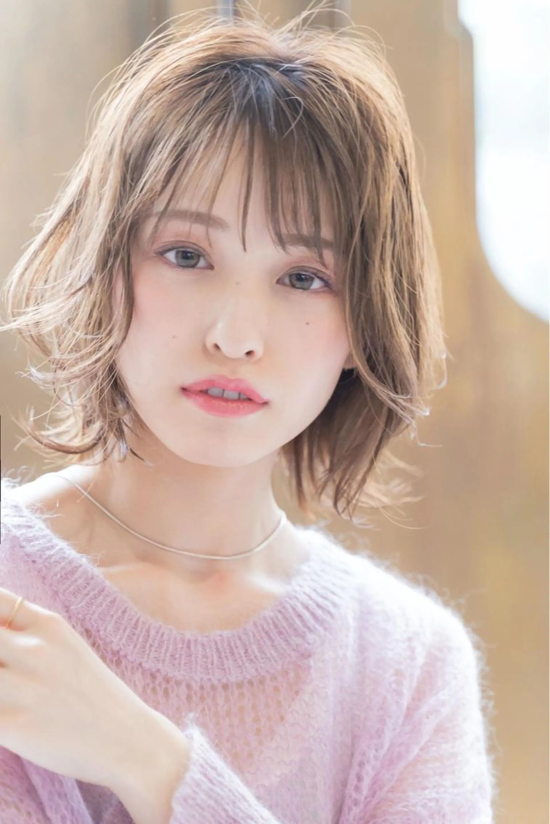 ミディアム カラー パーマ ヘアアレンジ メンズ キッズ ネイル マツエク・マツパ ベージュカラー ミルクティーベージュ カット ヘアカラー トリートメント 韓国ヘア🫧 KAZUTOのヘアスタイル