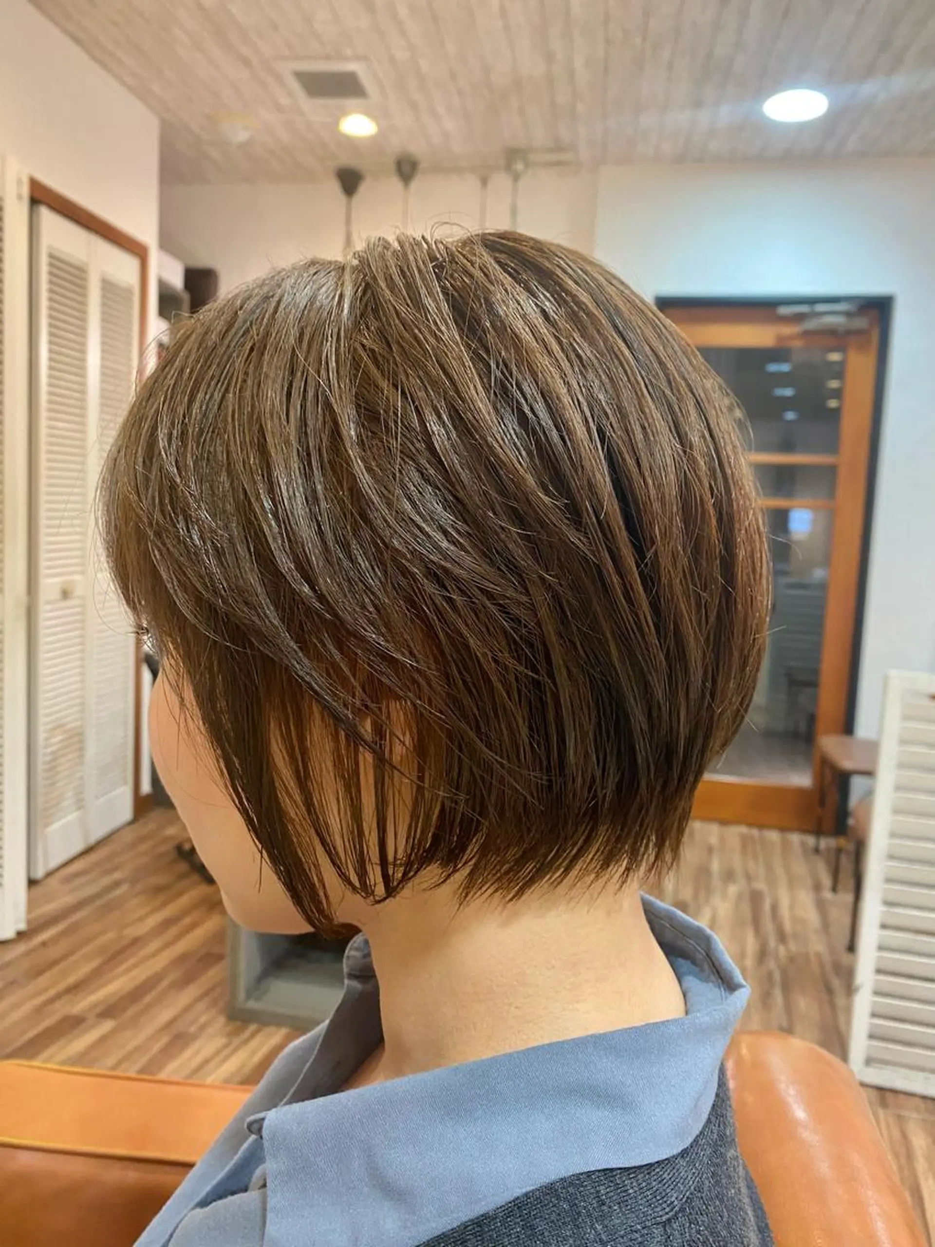 ショート カット ヘアカラー トリートメント くびれショート・ボブ カットorパーマ特化のヘアスタイル