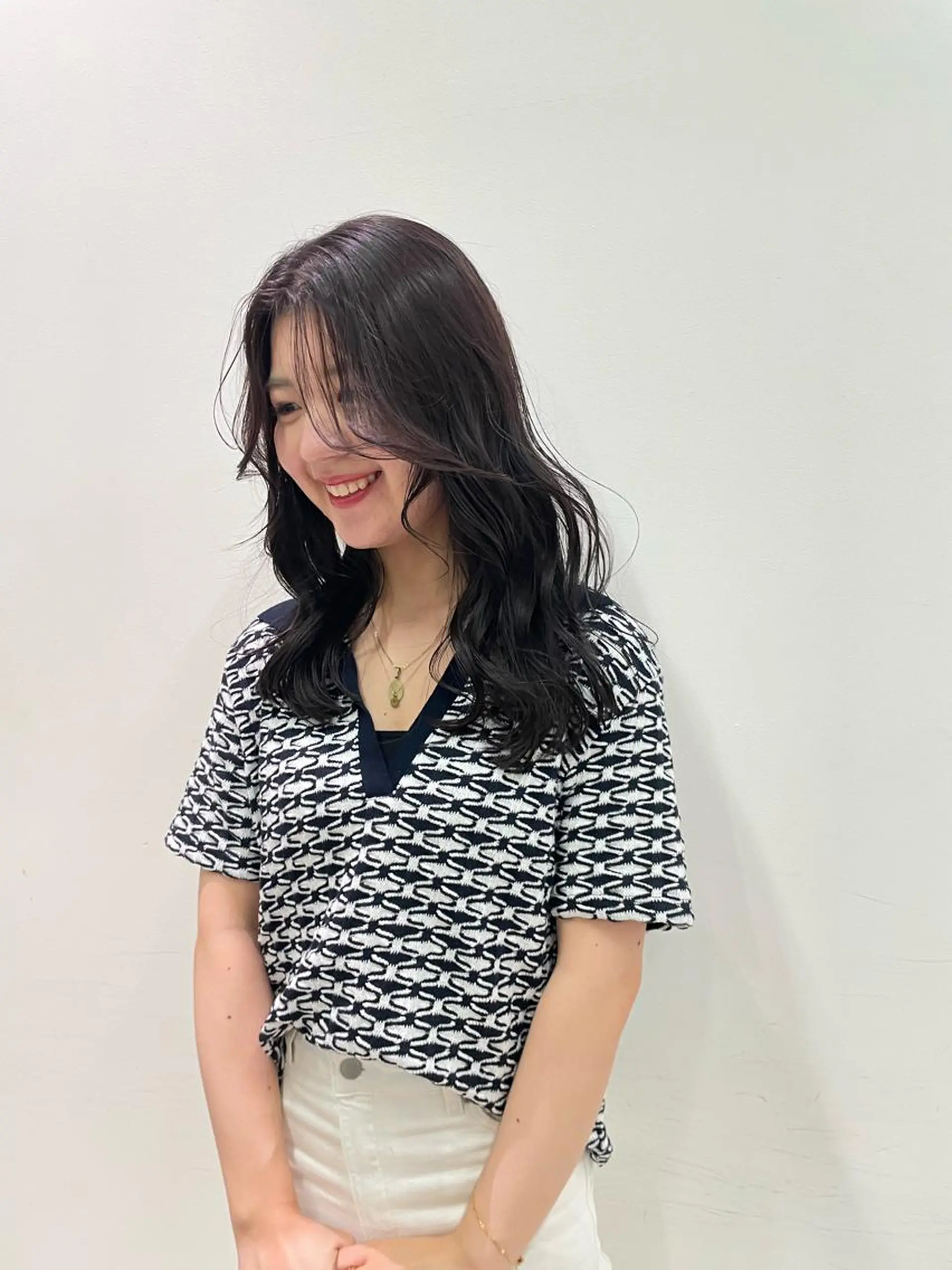 セミロング カラー キッズ カット ヘアカラー トリートメント オトナヘア🌸 harukaのヘアスタイル