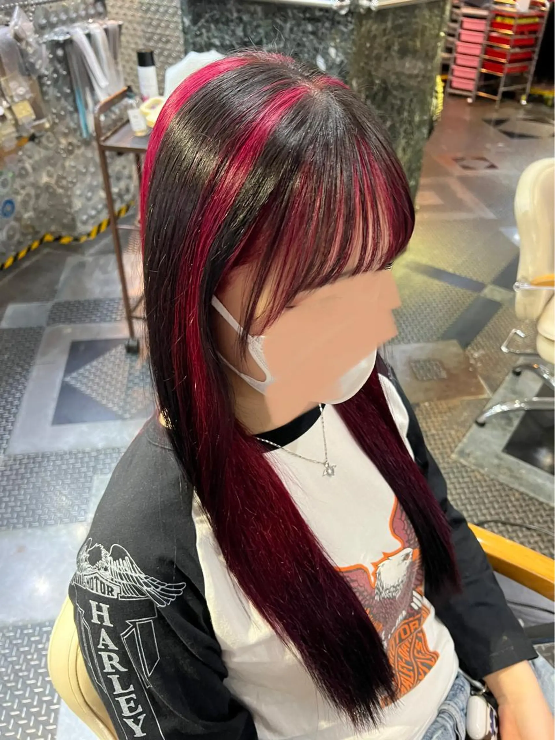 ロング カラー カット ヘアカラー KOYA ｺﾔのヘアスタイル