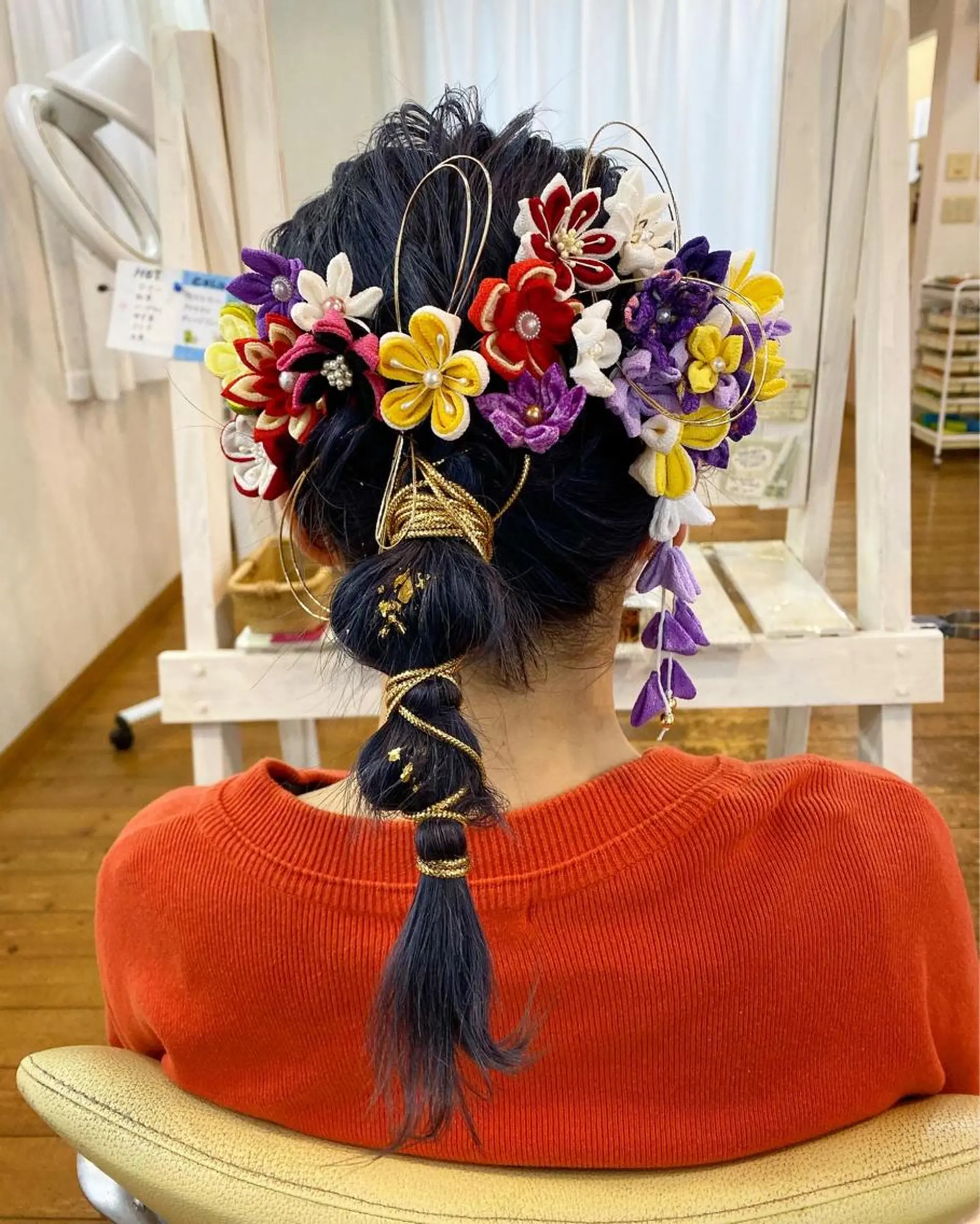 セミロング ヘアアレンジ 卒業式のヘアスタイル 荒木 ひろかのヘアスタイル