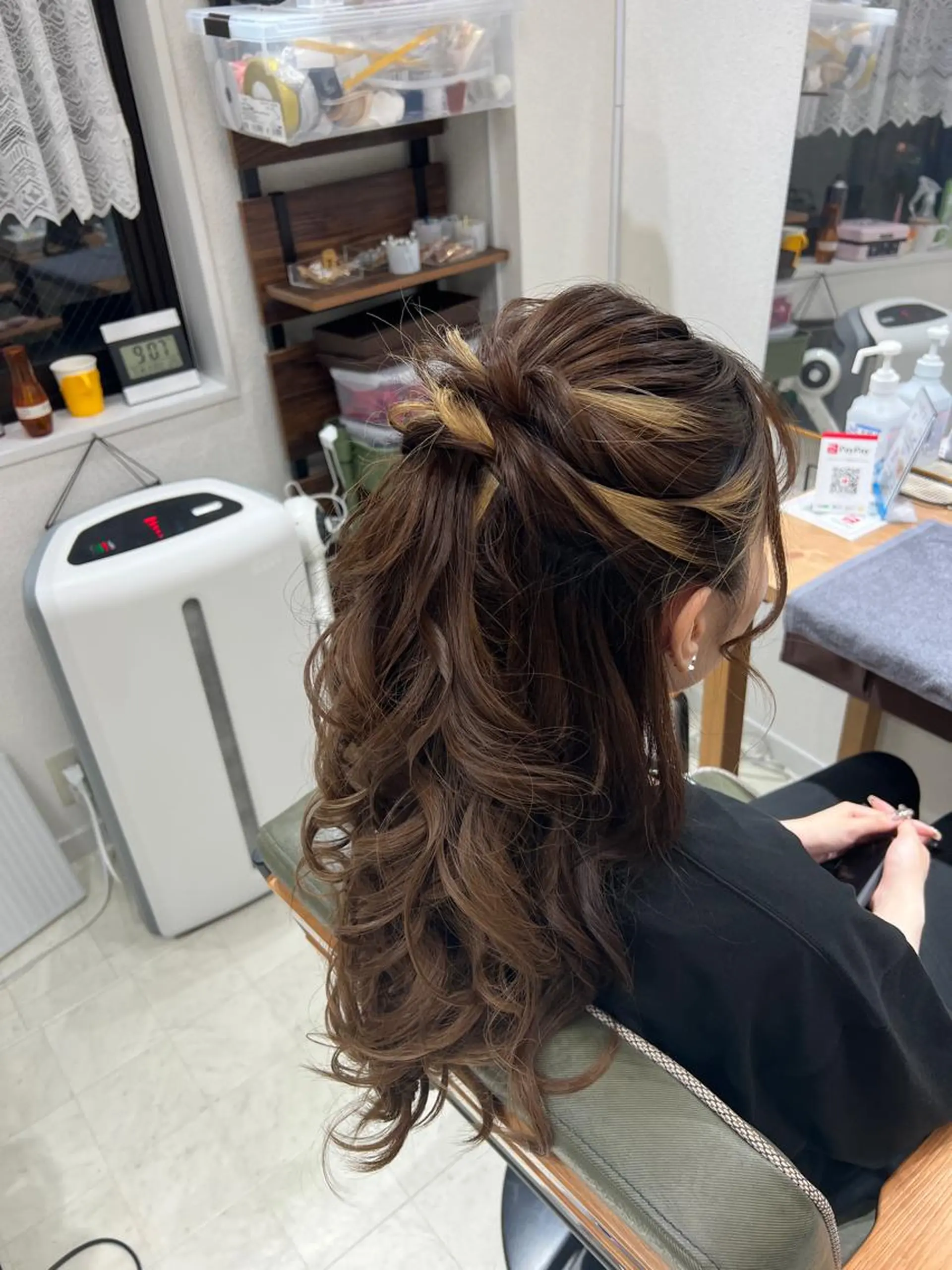 ロング ヘアアレンジ ポニーテール 山室 敬義のヘアスタイル