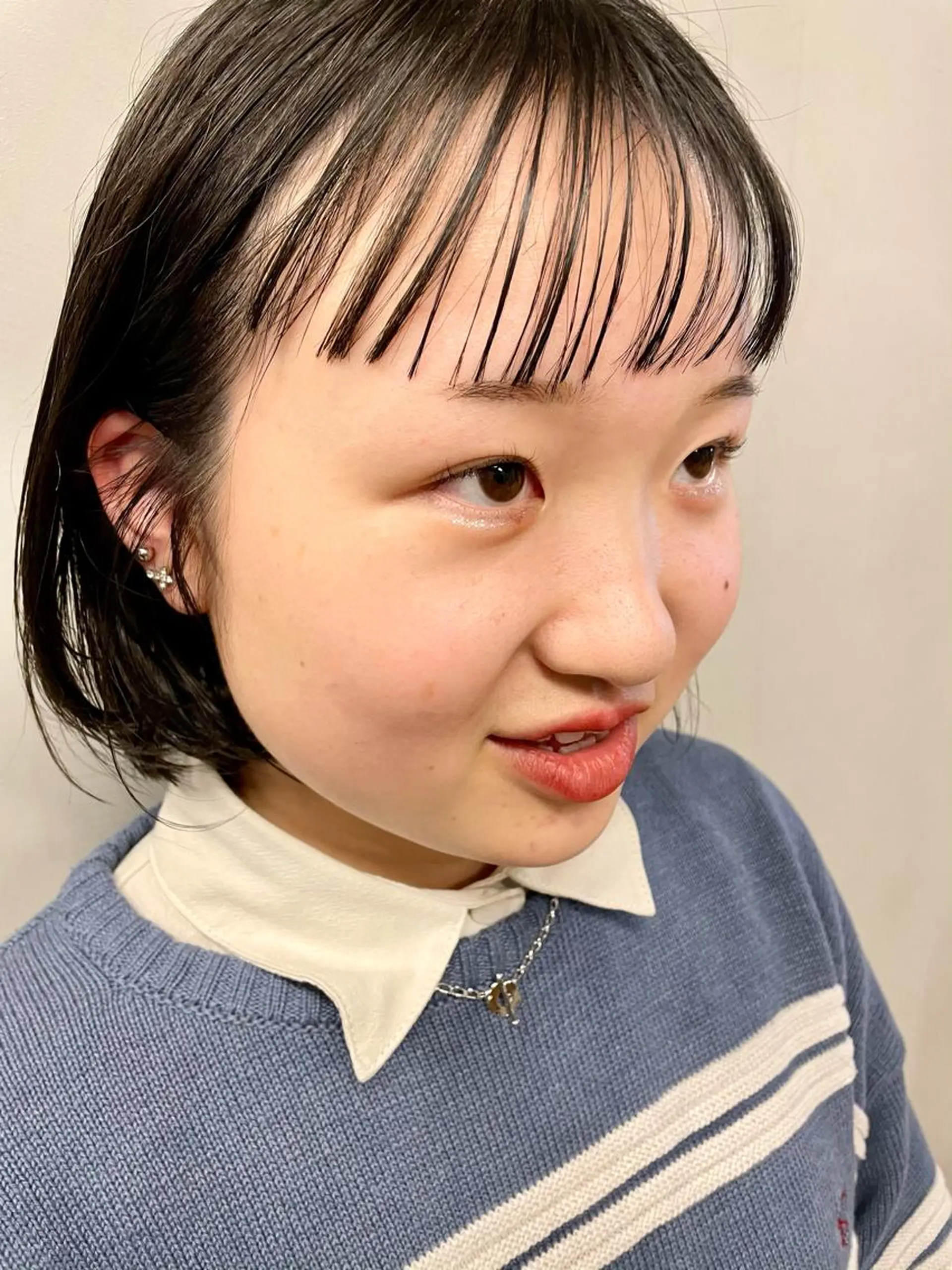 ショート カラー パーマ カット トリートメント tatsumi/ボブ ウルフ/レイヤーのヘアスタイル