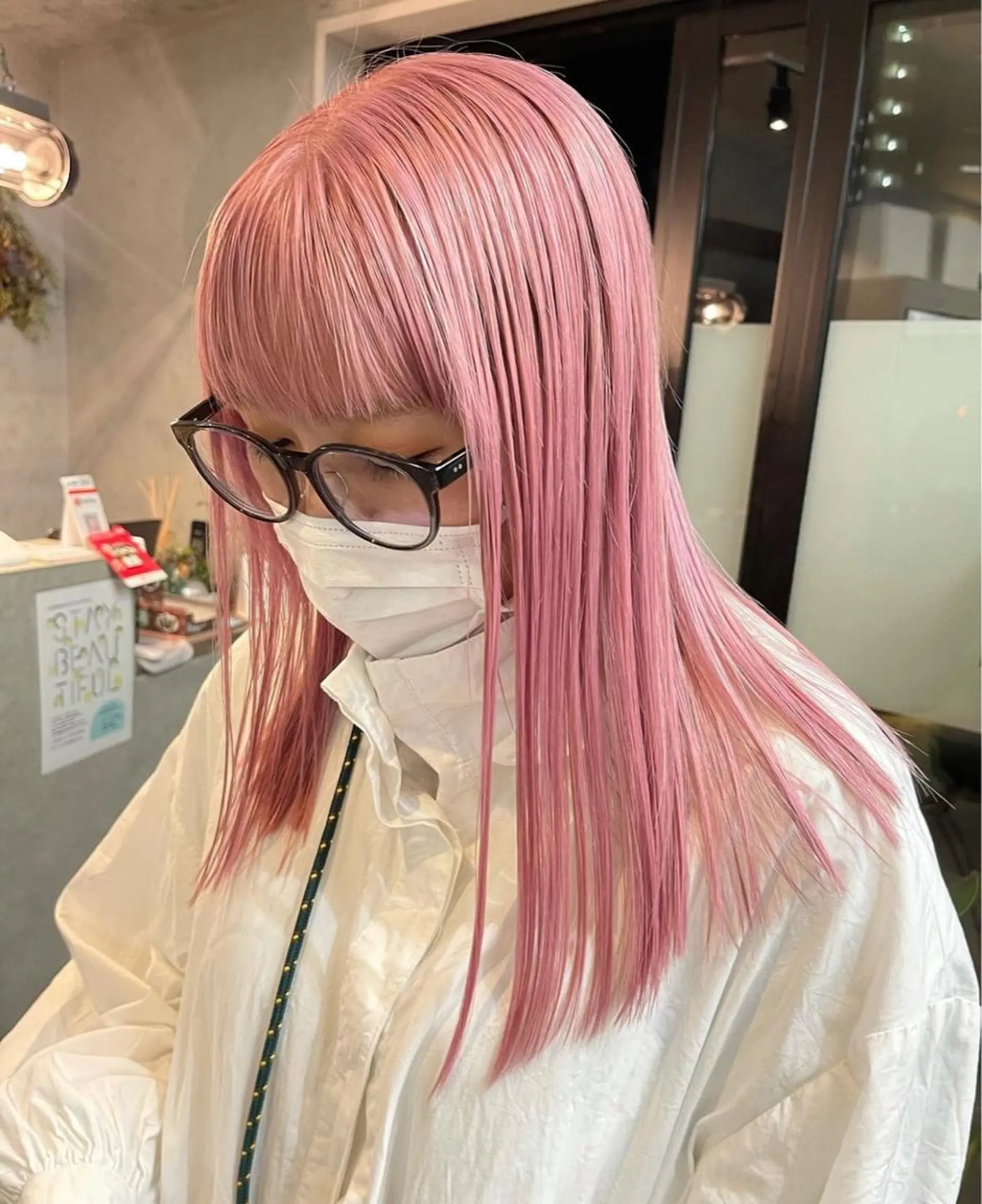 セミロング カラー ダブルカラー /まつ毛パーマ🎀のヘアスタイル