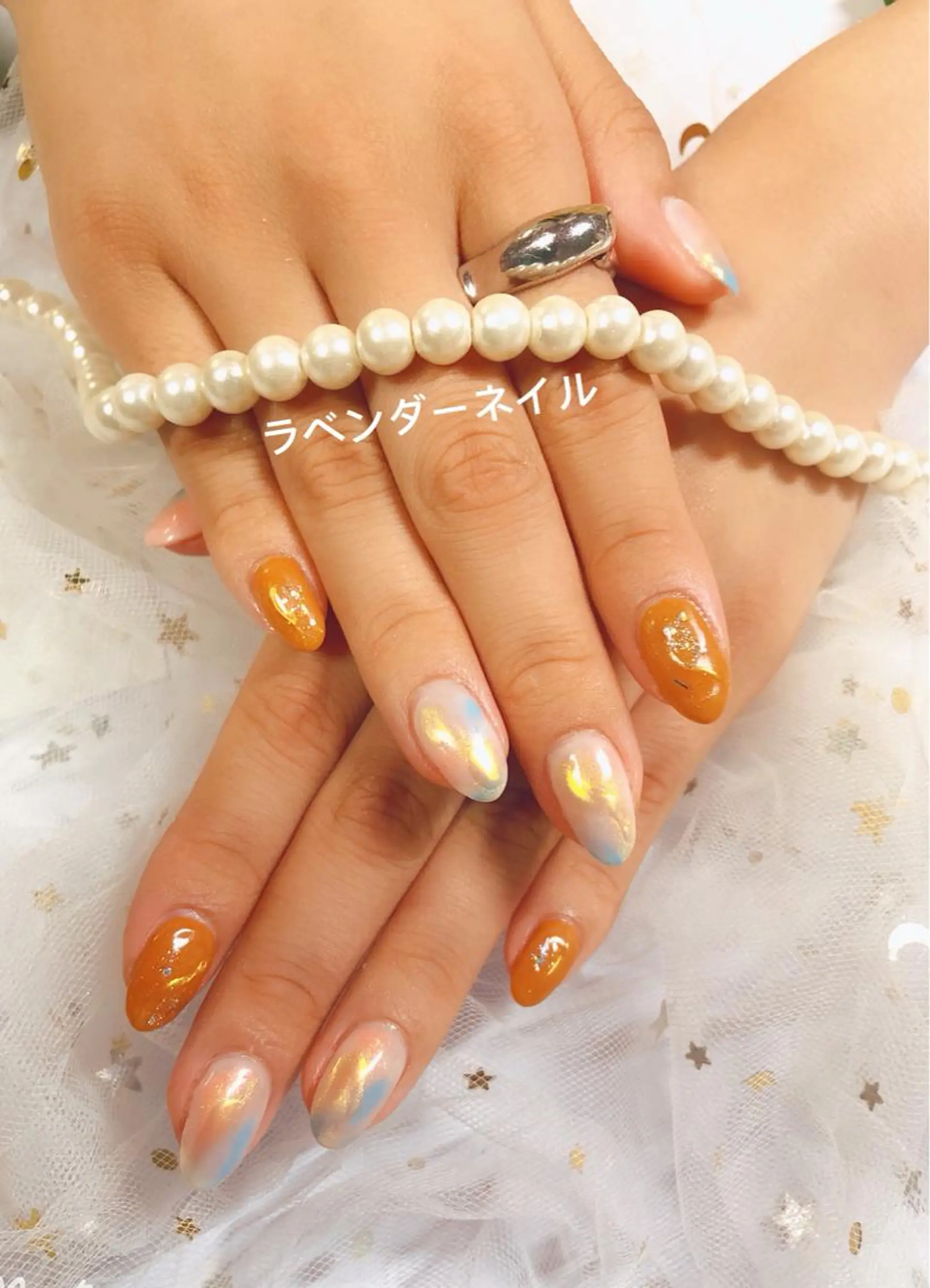 ネイル ラベンダー💖日暮里 ルル💖ネイルのネイルデザイン