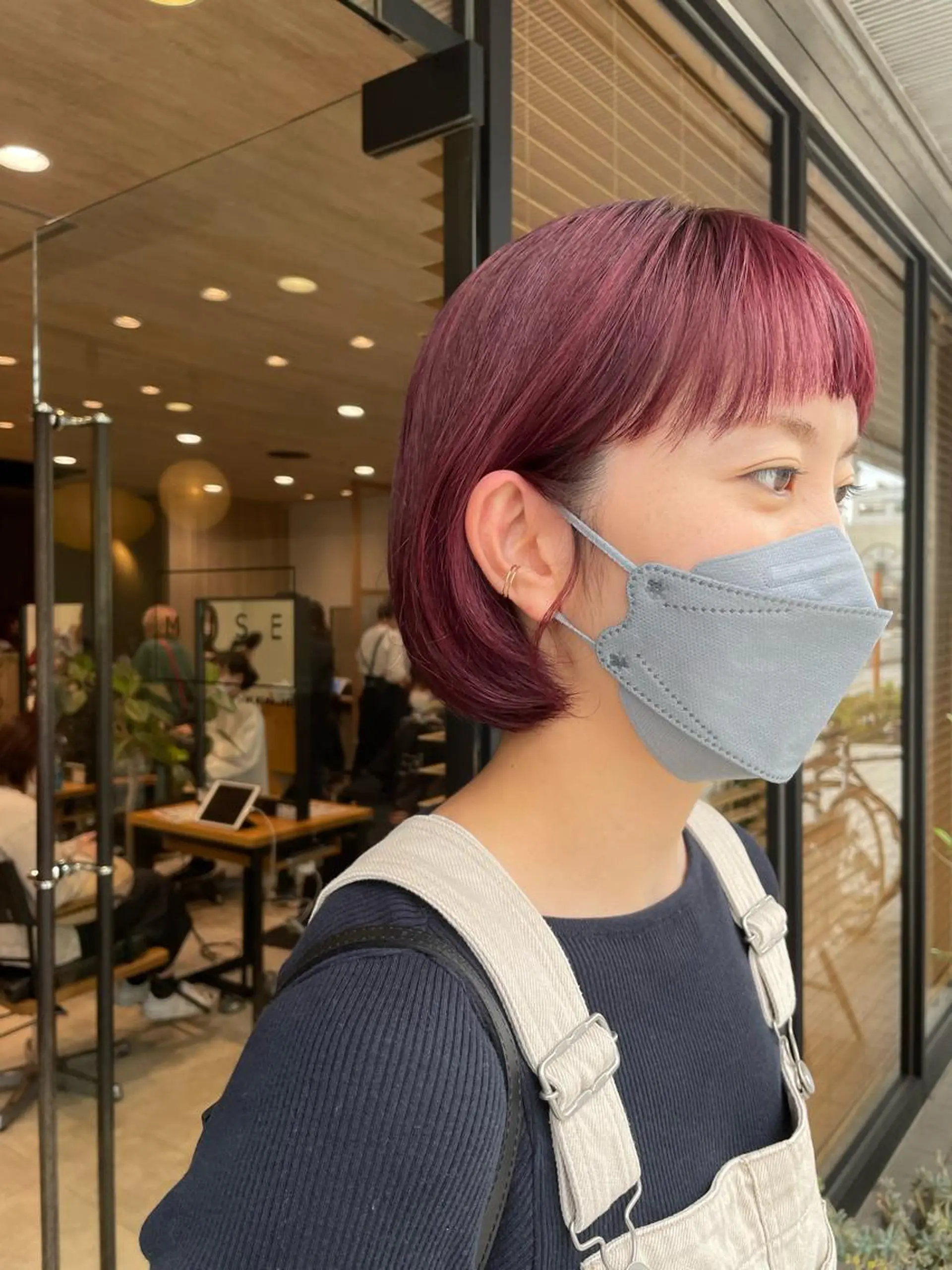 ショート カラー カット ヘアカラー 似合わせ レイヤー須川のヘアスタイル