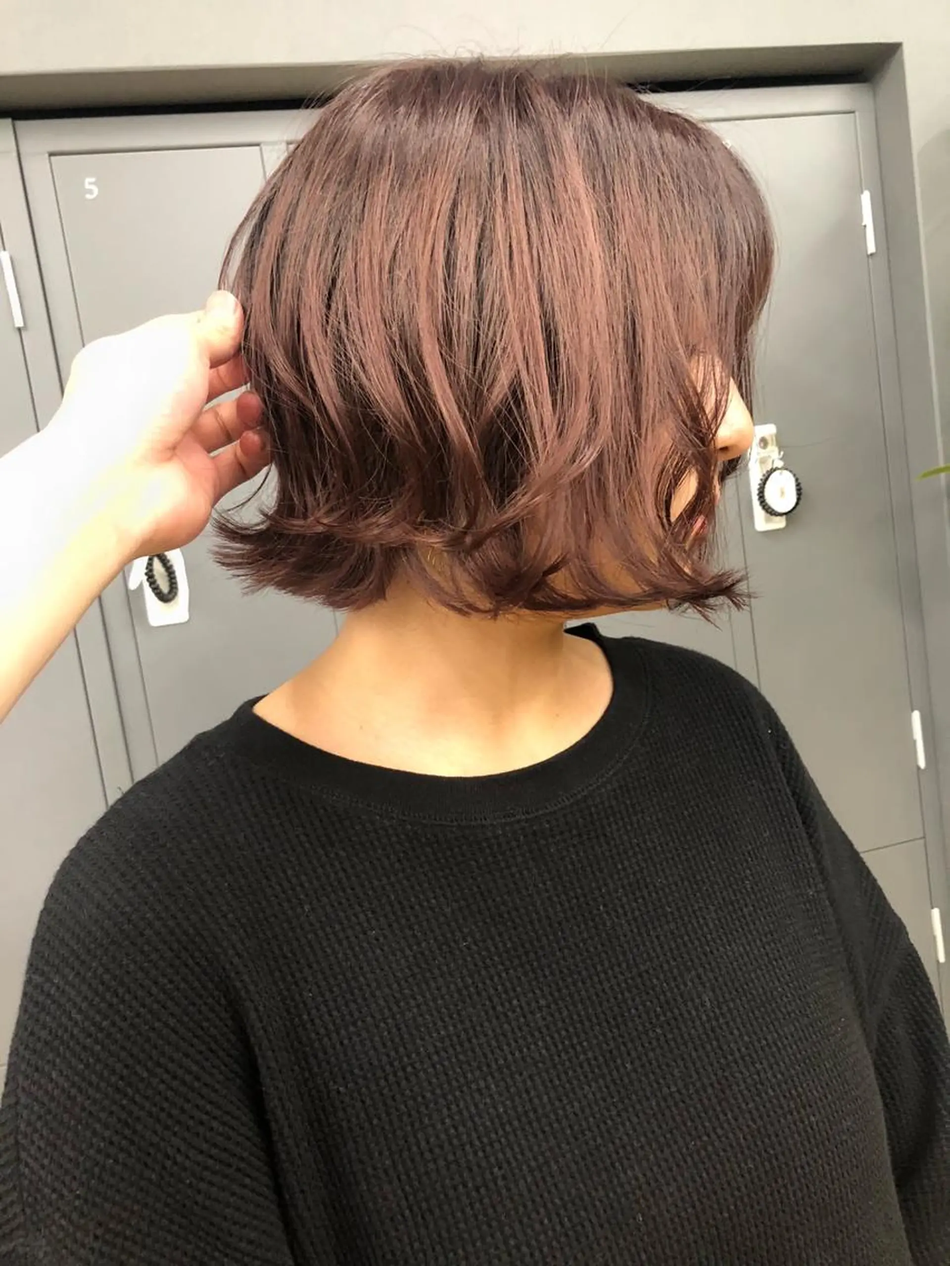 ミディアム カラー ラベンダーカラー ピンクカラー ピンクラベンダー GIEN 末吉 海斗のヘアスタイル