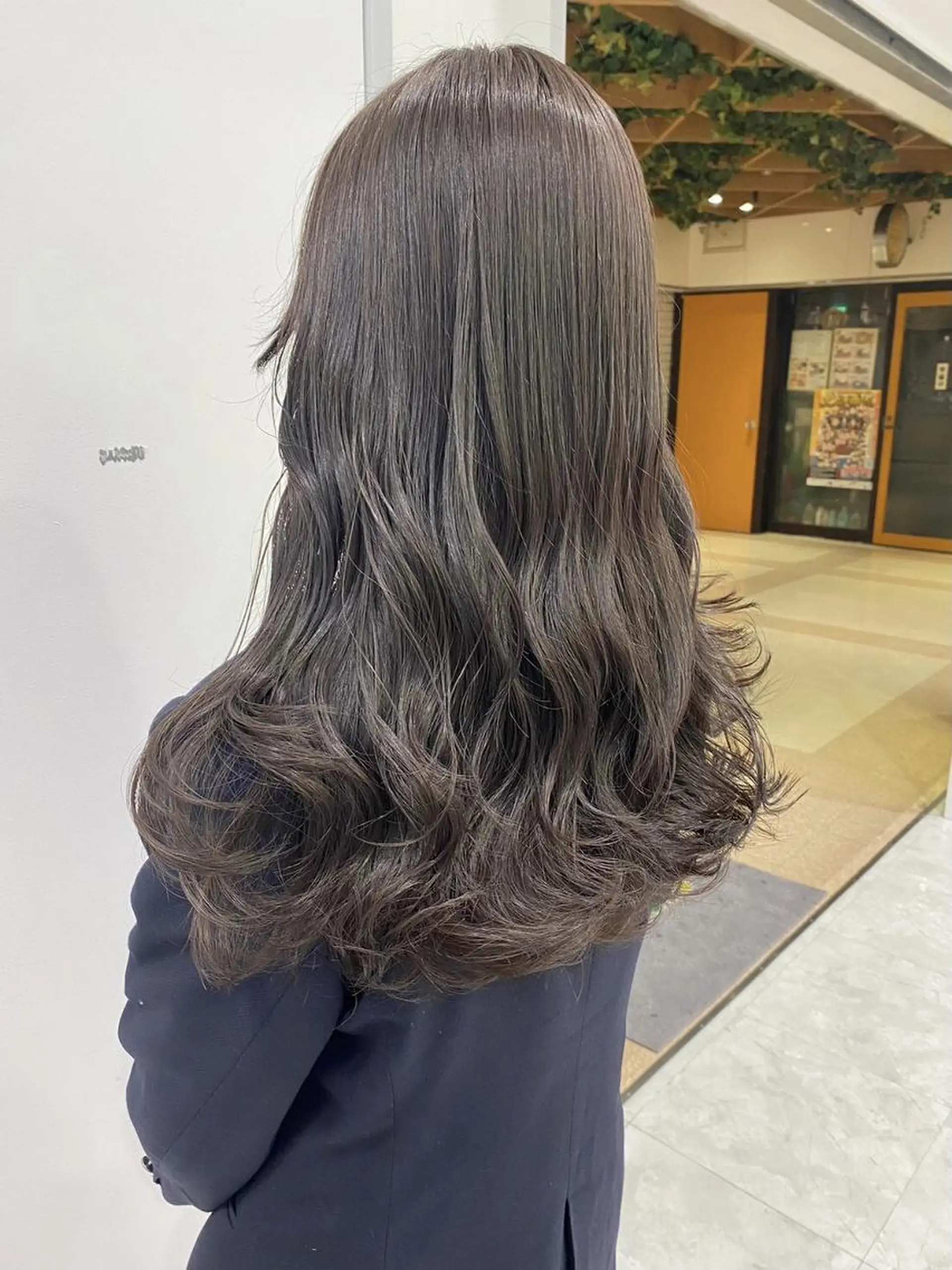 カラー カット パーマ *💍うる艶💍 透明感カラー💍のヘアスタイル