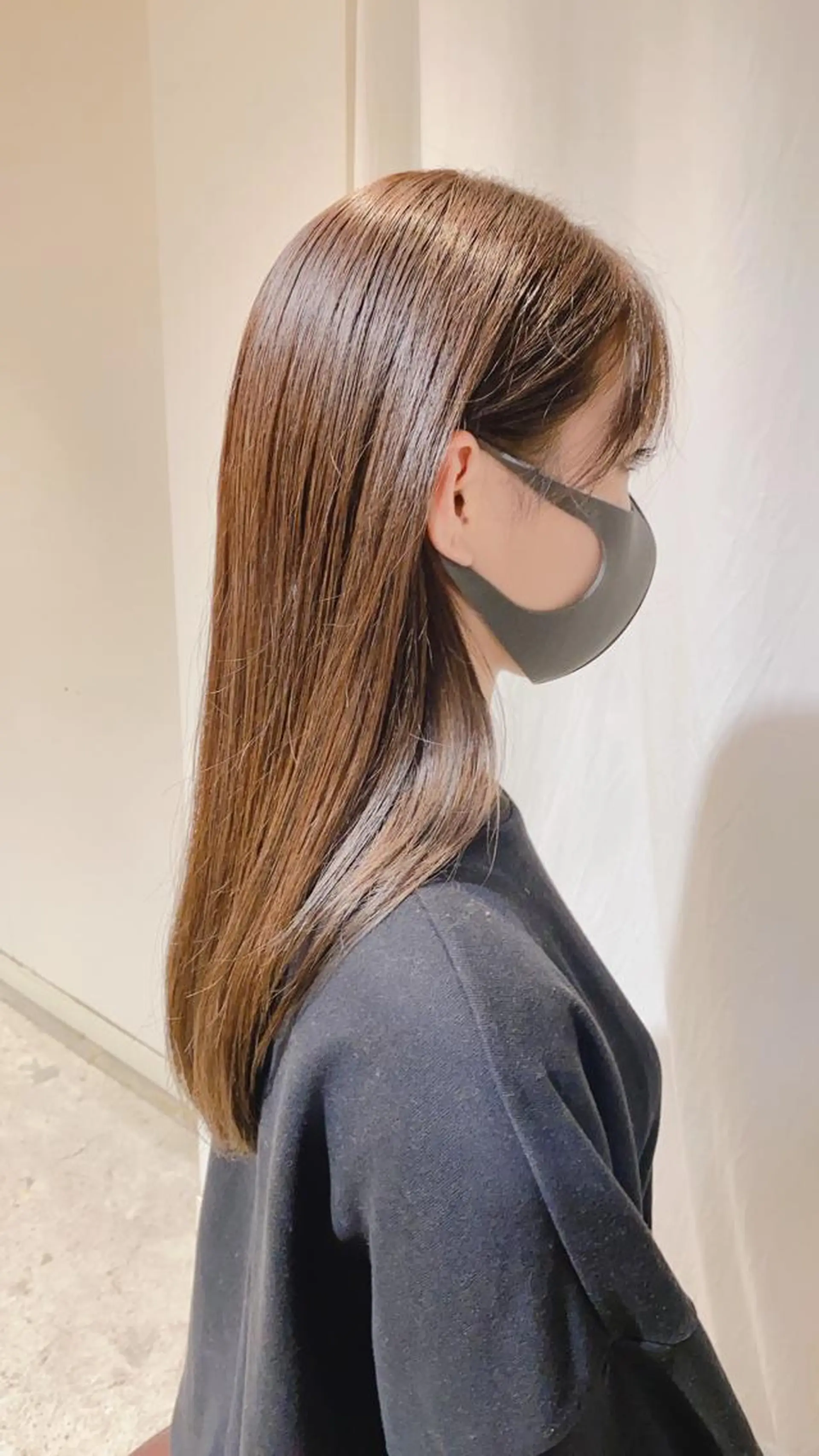 ロング ショートボブ ボブ ハイライト メンズツイスパ ショートフクヤマシンのヘアスタイル