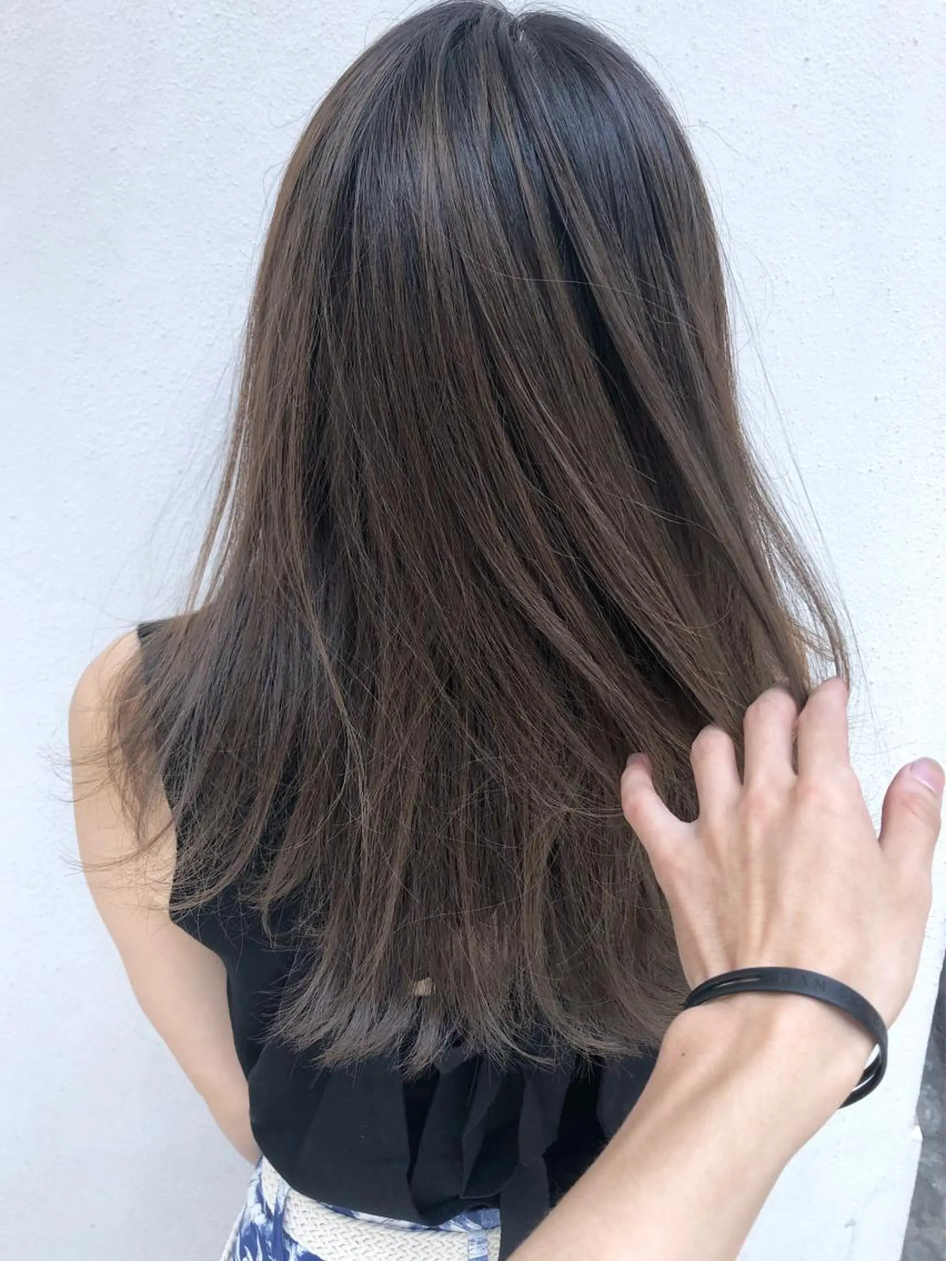 セミロング カラー 髪質改善/艶髪 やまなかのヘアスタイル