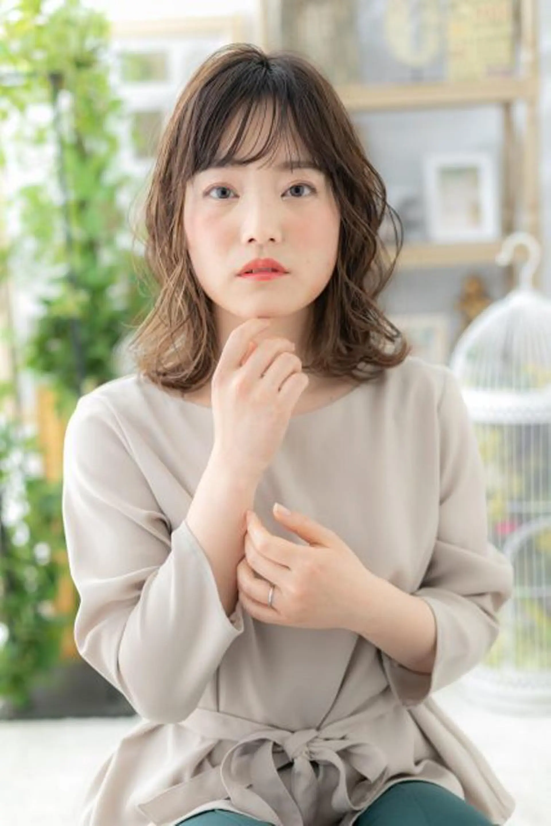 パーマ 艶髪ストレート❇️ レイヤー❇️出町光流のヘアスタイル