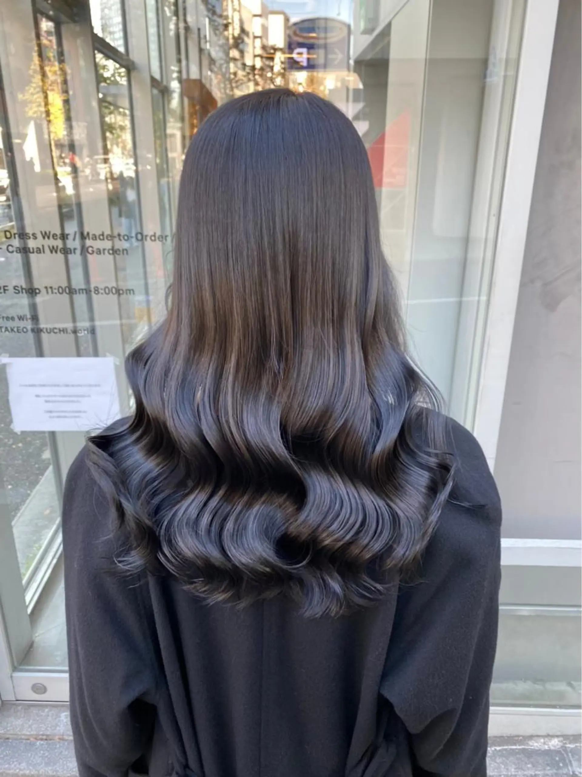 ロング カラー 💕コテ巻き風パーマ 💕KEIYA 💕のヘアスタイル