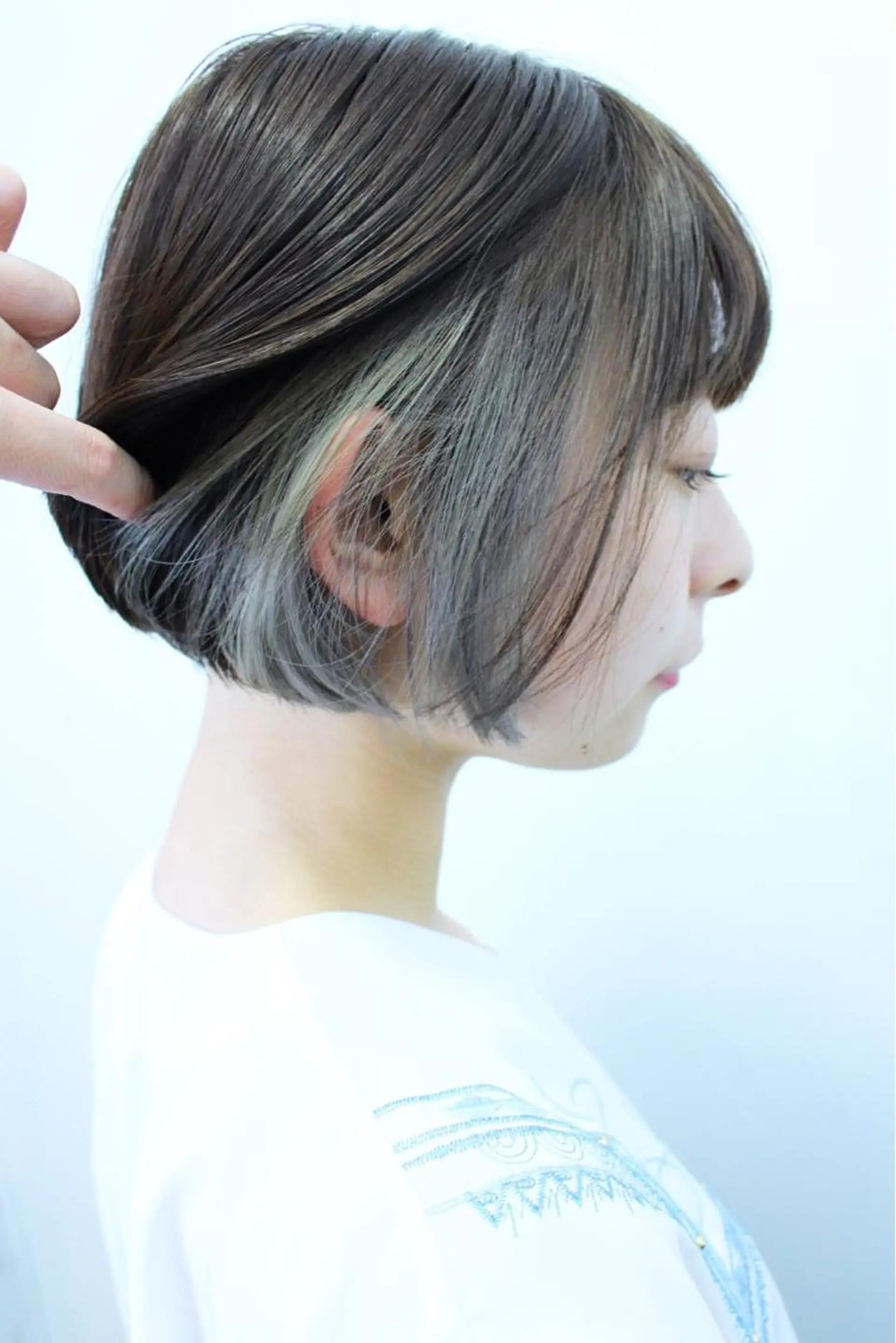 ミディアム カラー ショートボブ ボブ 似合わせカット Repos SENDAI所属・⭐️バッサリカット モデル募集⭐️佐野のヘアスタイル