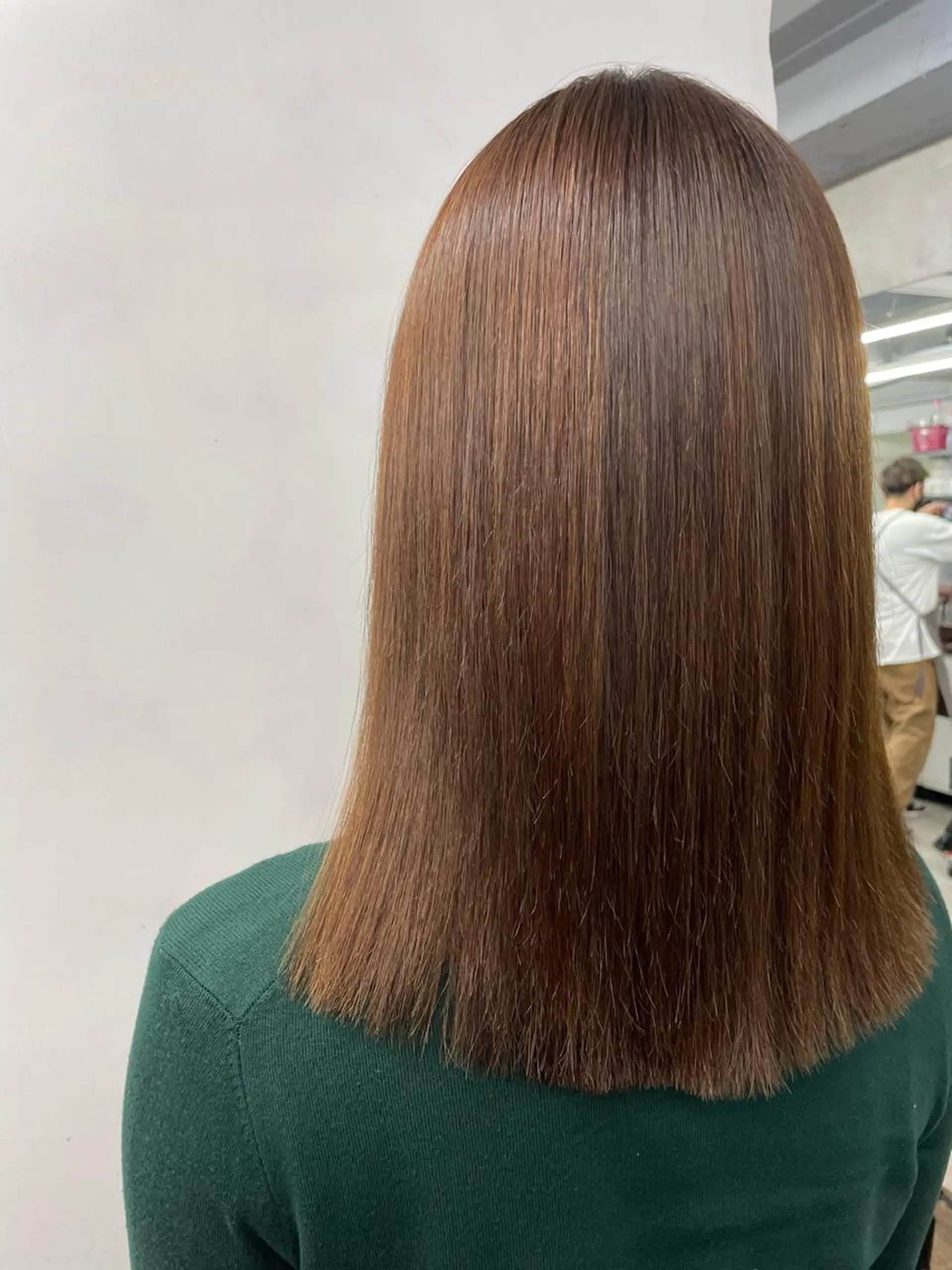 セミロング カラー 韓国レイヤー💫美髪 縮毛矯正🫧拓海のヘアスタイル