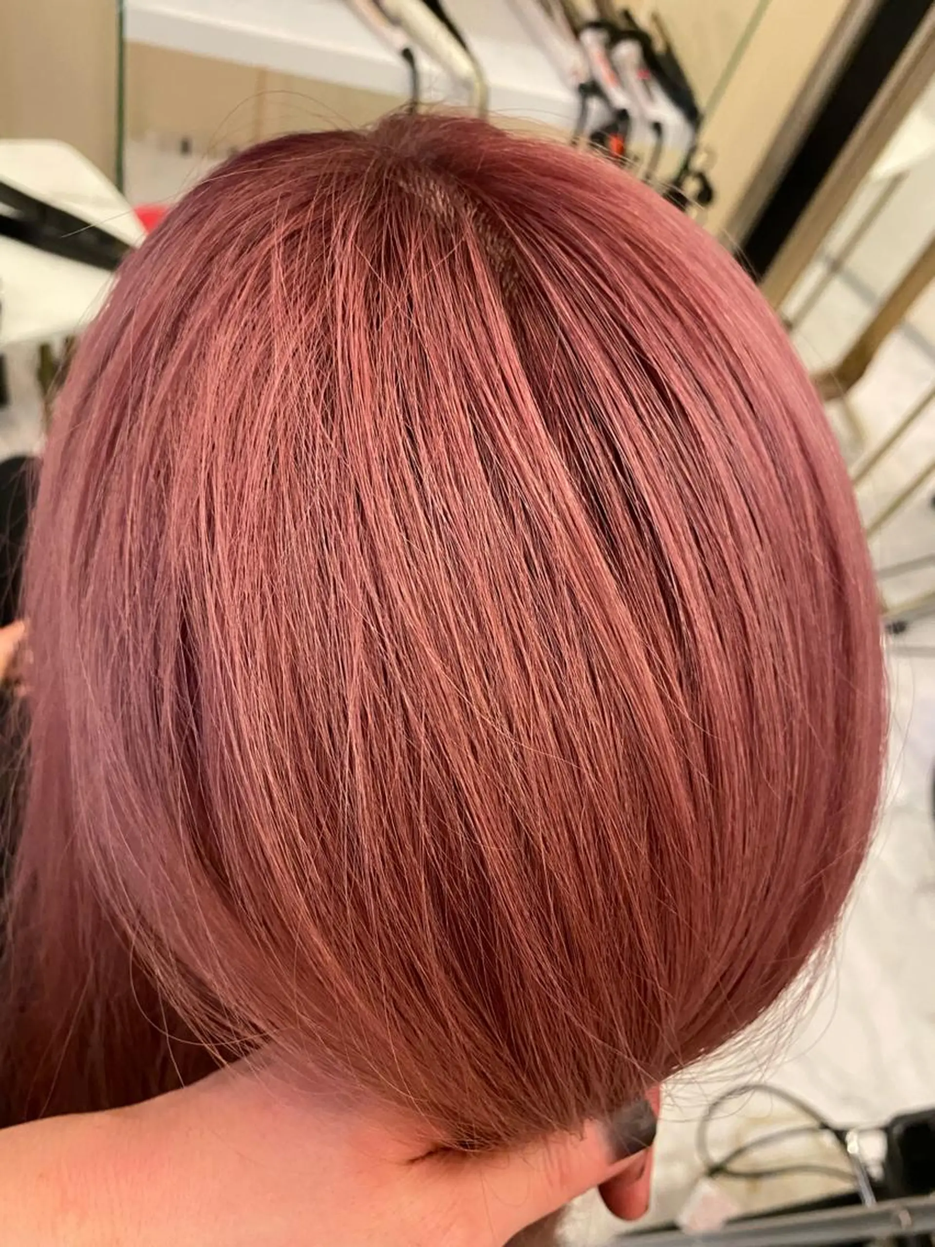 ミディアム カラー ケアブリーチ&シール エクステの店和田翔莉のヘアスタイル