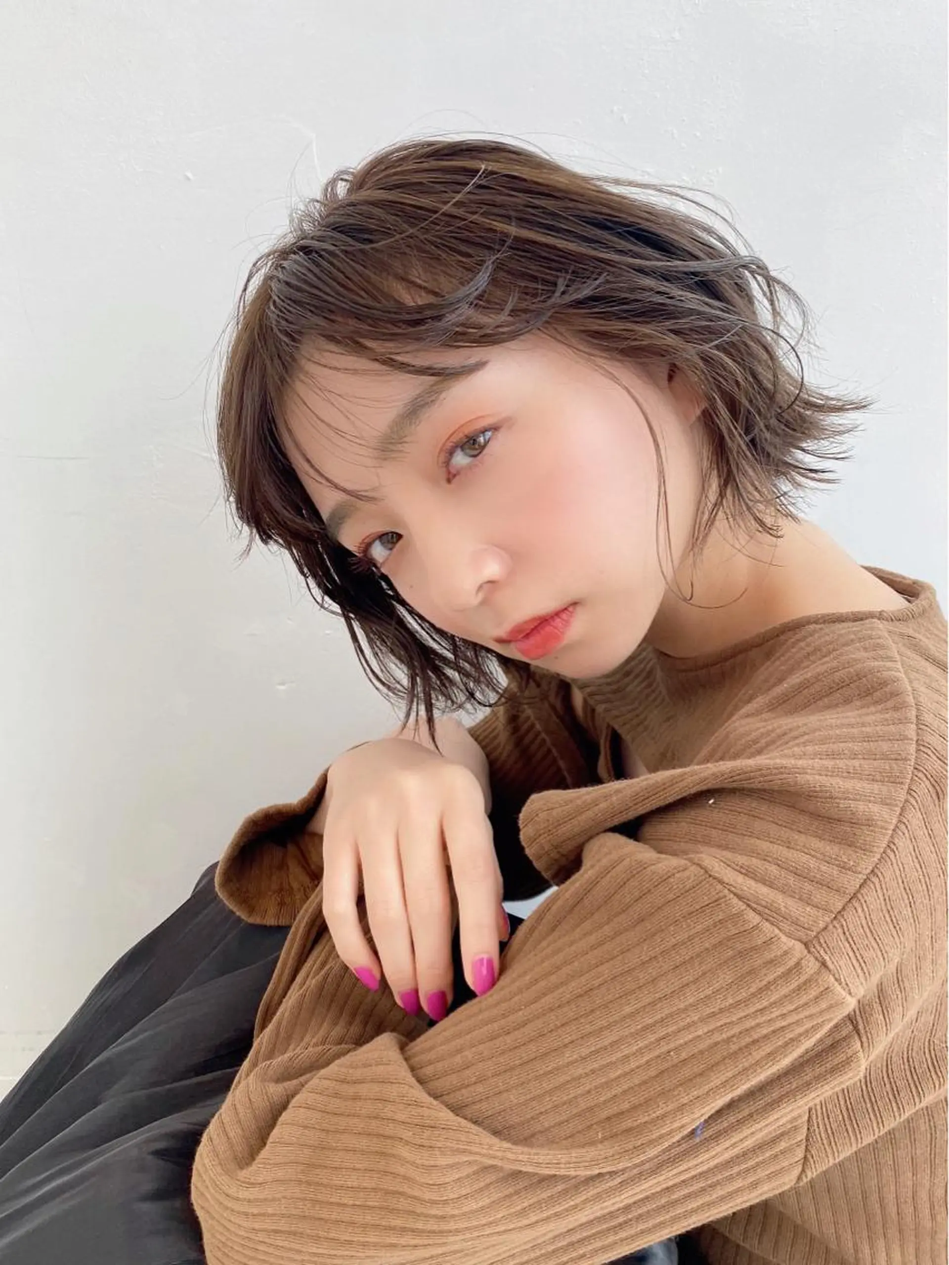 ミディアム 鎌倉 彩のヘアスタイル