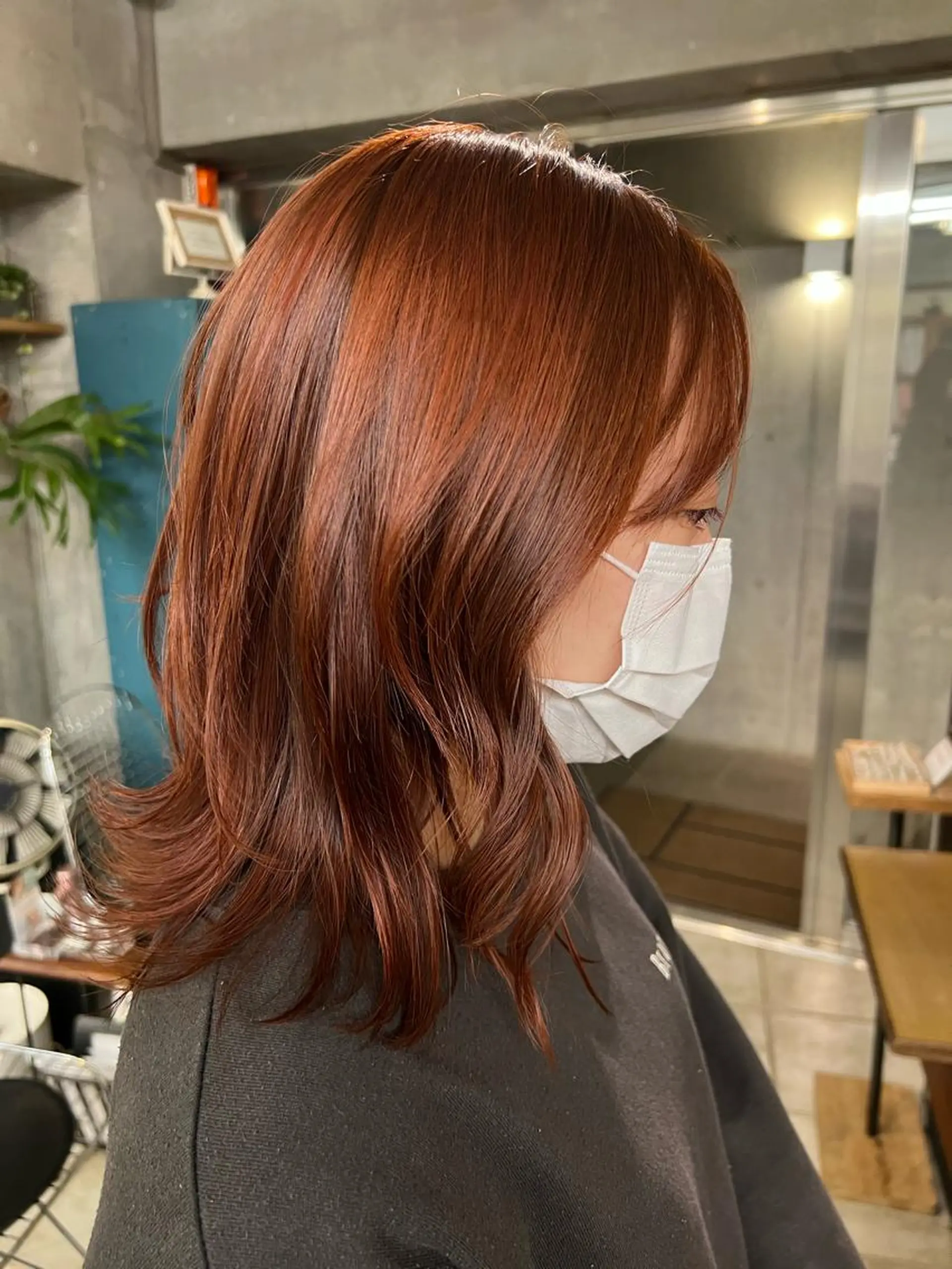 ミディアム 土田かほ/本日🈳 透明感カラー🍃のヘアスタイル