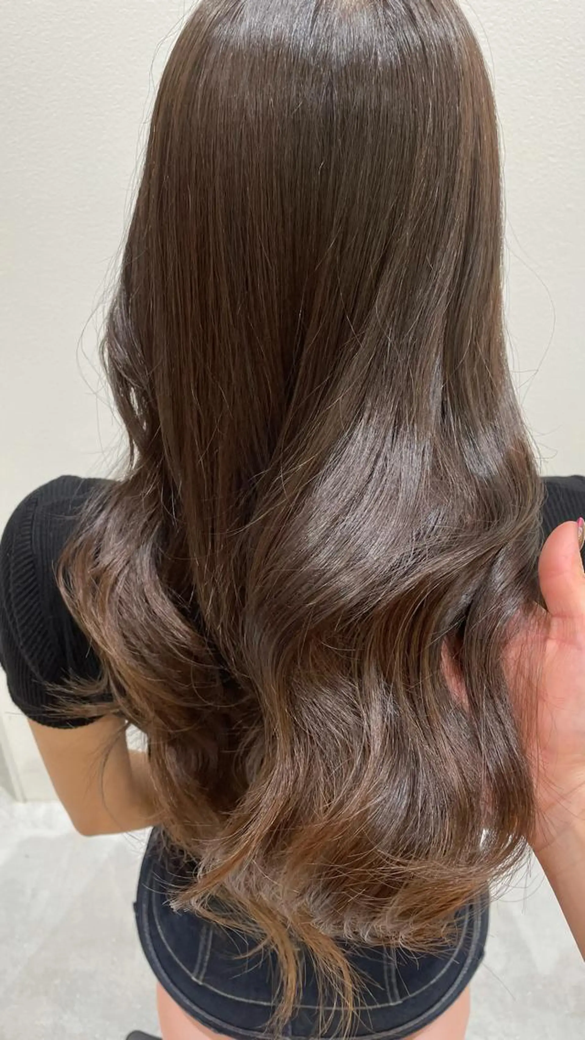 ロング パーマモデル募集🌈 森脇帆南のヘアスタイル