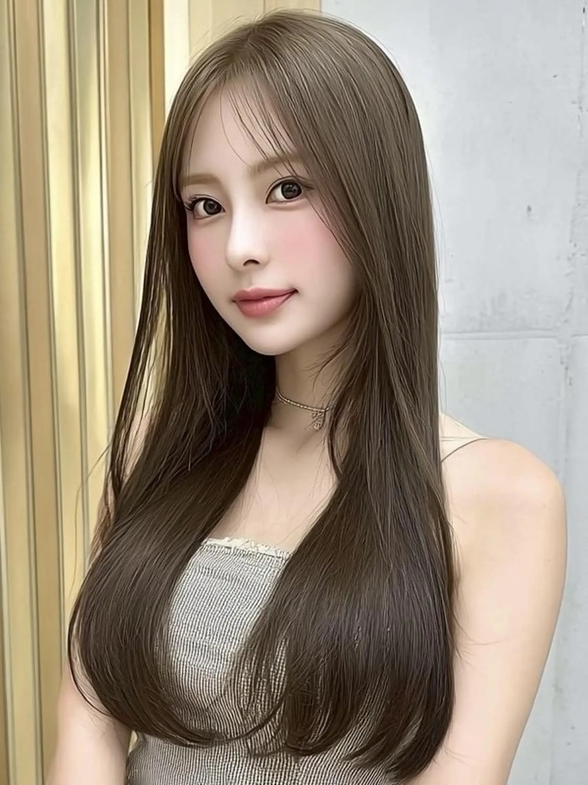 セミロング レイヤーカット ヘアカラー MARIN /天王寺 🤍のヘアスタイル