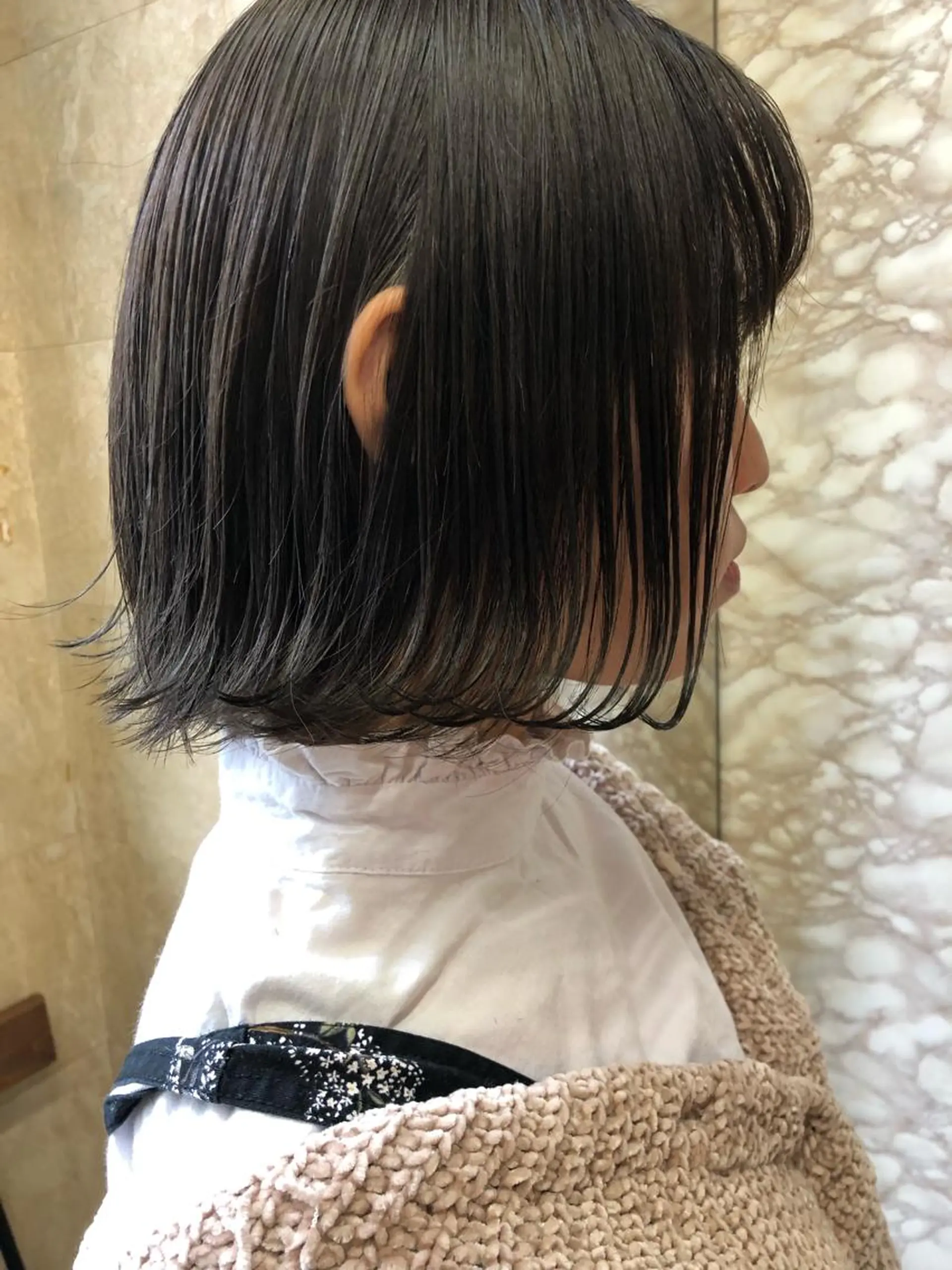 ショート カラー パーマ ヘアアレンジ メンズ グレージュ カット ヘアカラー トリートメント TOMO GEEKS代表のヘアスタイル