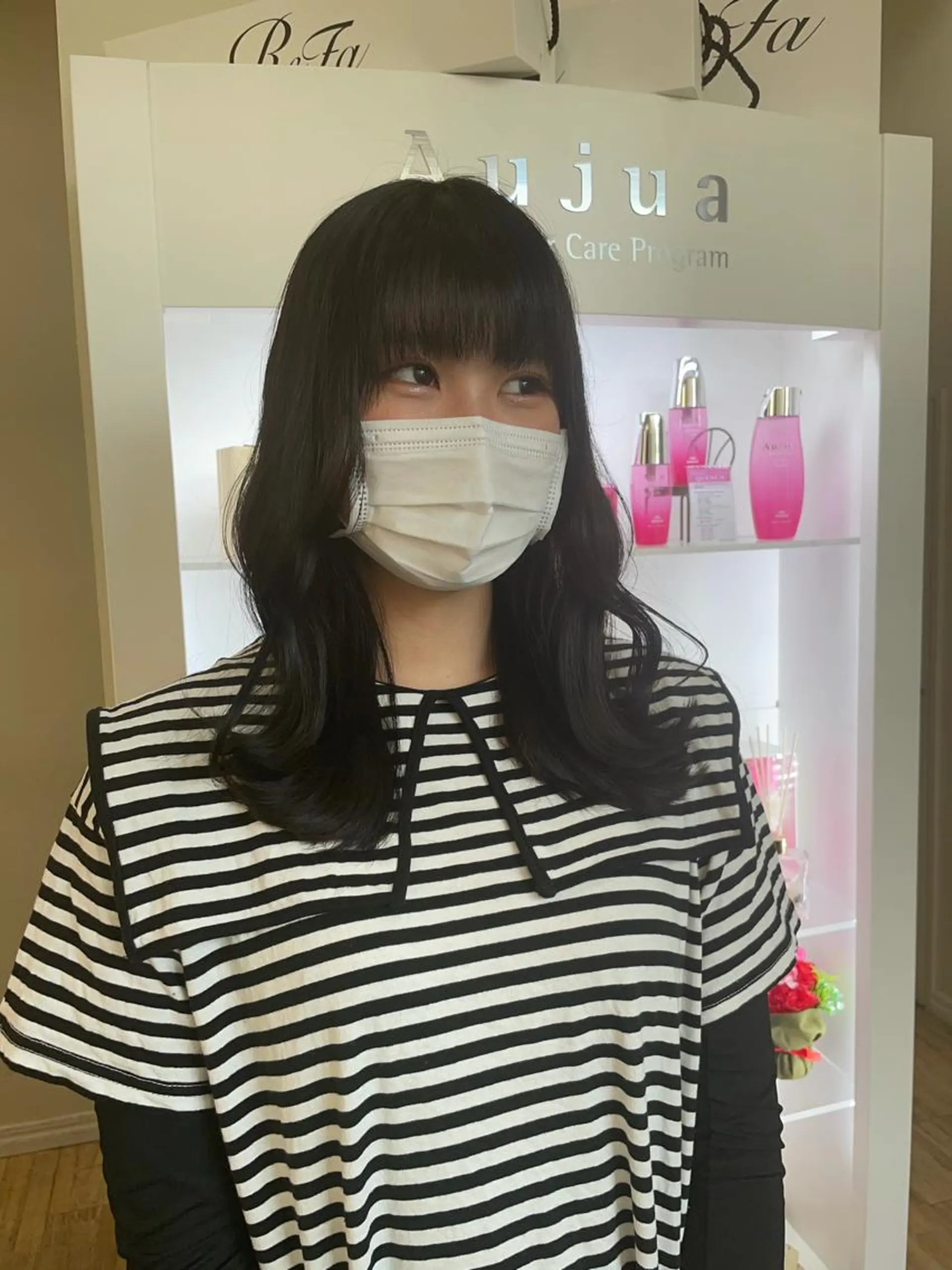 ロング カラー パーマ ブリーチ ケアブリーチ ダブルカラー ハイライトカラー ハイライト Gain KAKKY 名古屋/池下駅3分のヘアスタイル