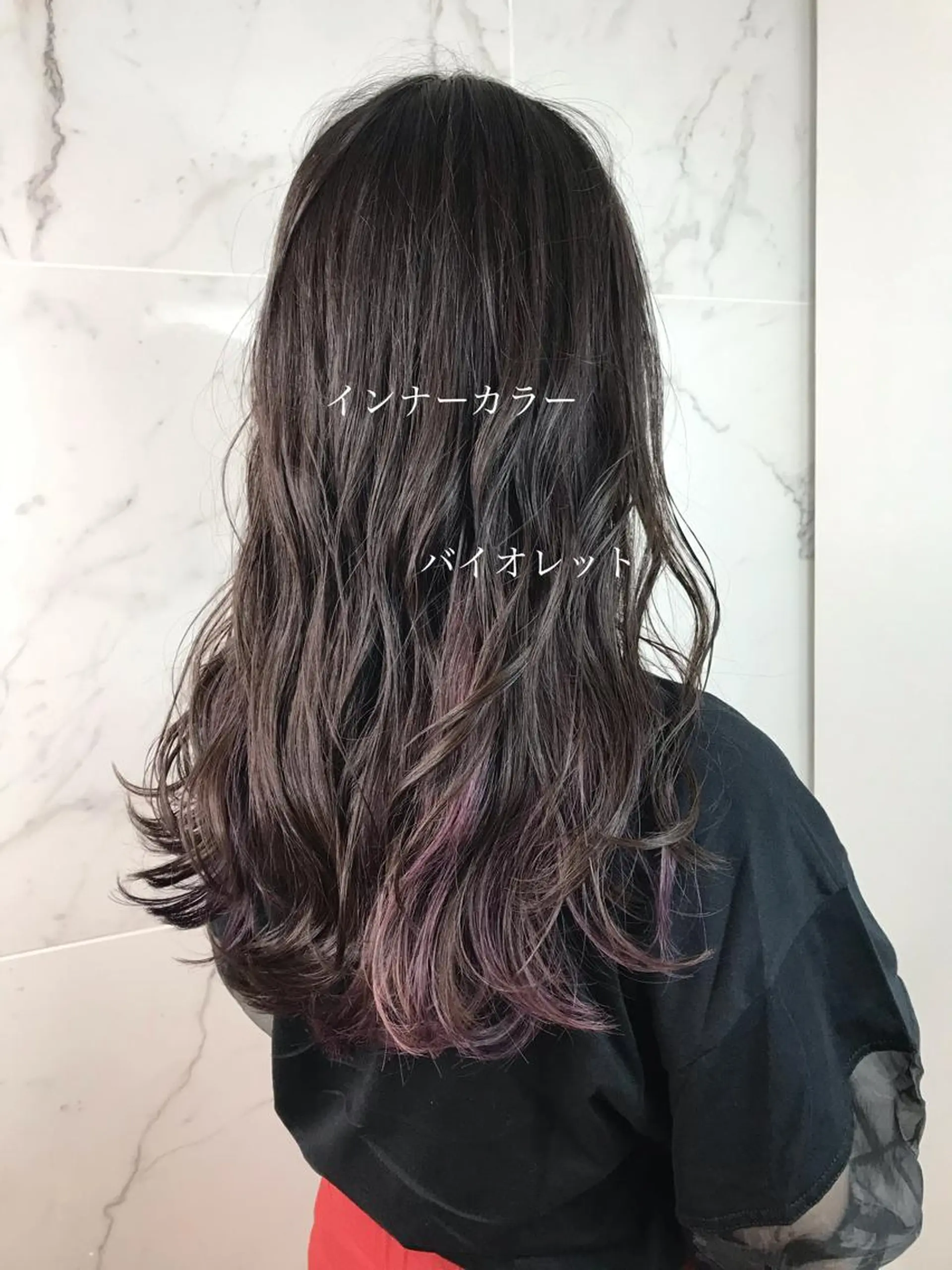 ロング カラー ヘアアレンジ アディクシーカラー 今井 由佳のヘアスタイル