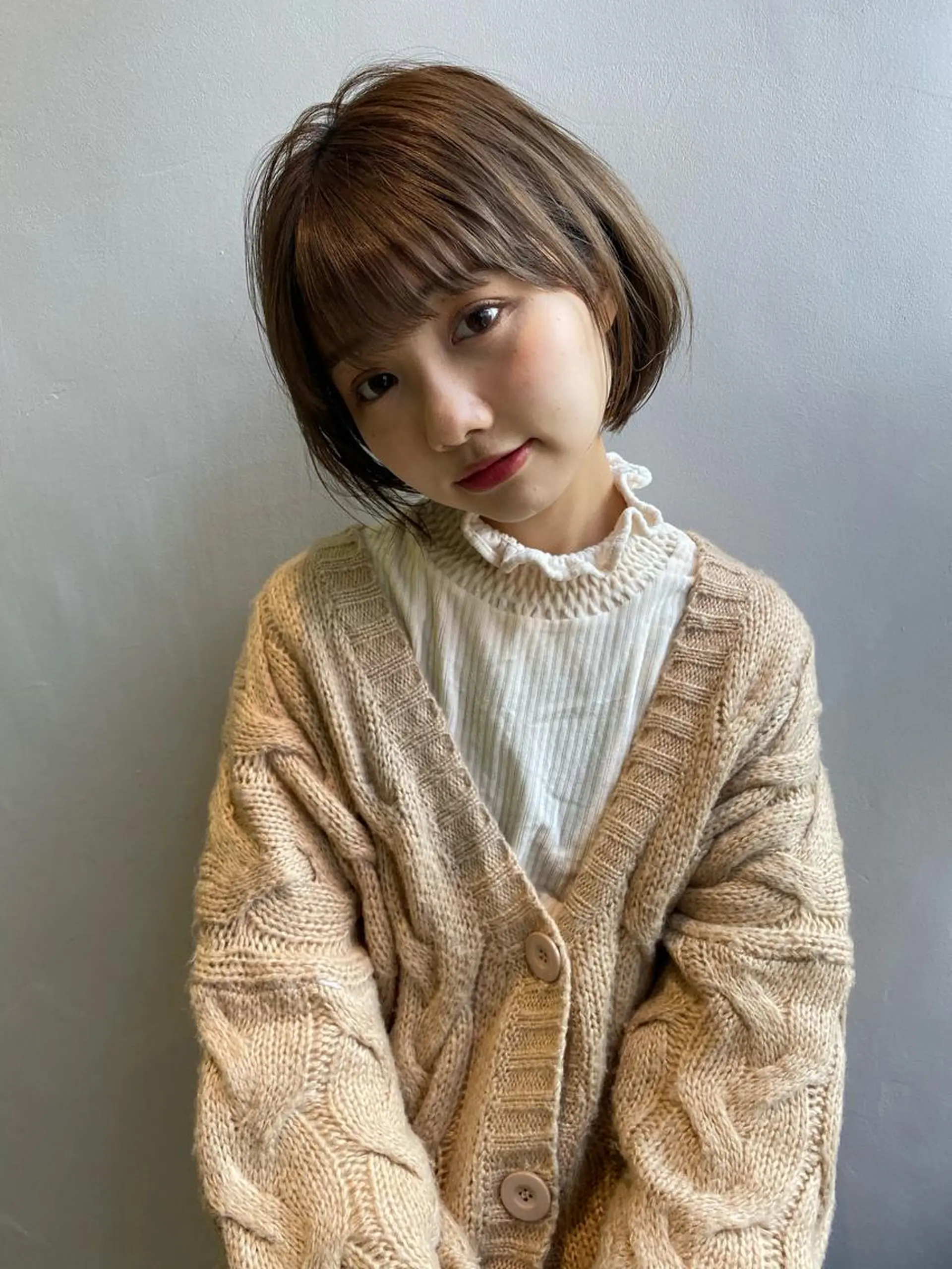 ショート カラー 低ダメージパーマ ケアパーマ/武田明大のヘアスタイル