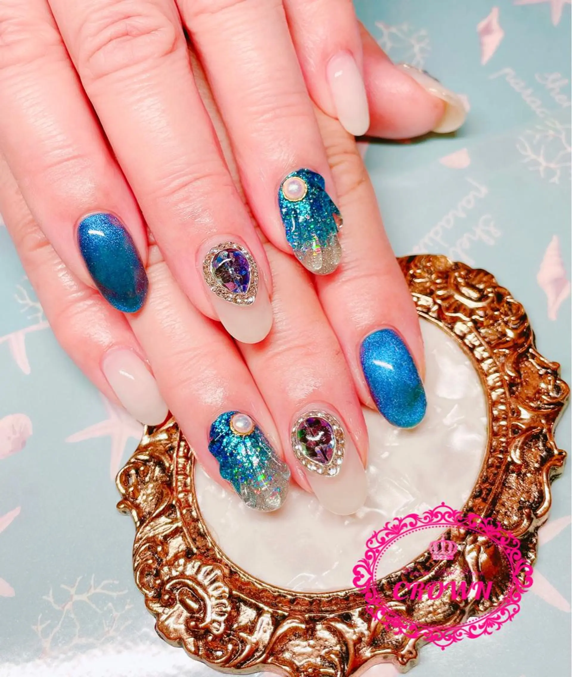 ネイル ハンドネイル CROWN プライベートサロンのネイルデザイン