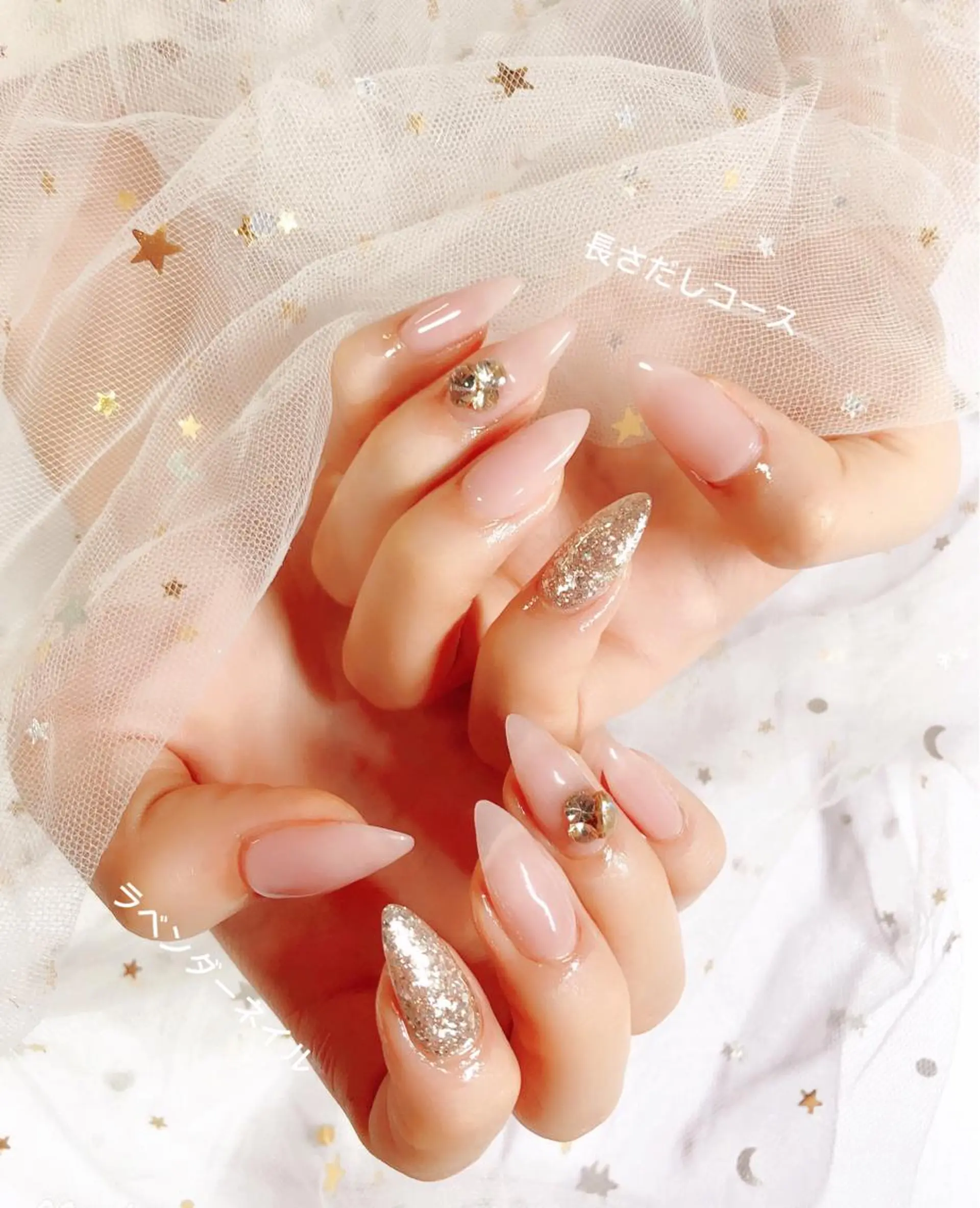 ネイル ラベンダー💖日暮里 ルル💖ネイルのネイルデザイン