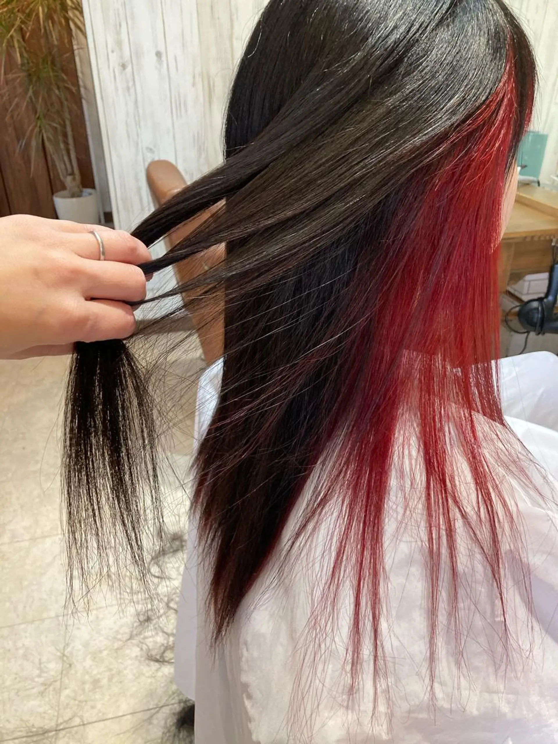 ロング カラー インナーカラー fossette hair&eyeのマツエク・マツパデザイン